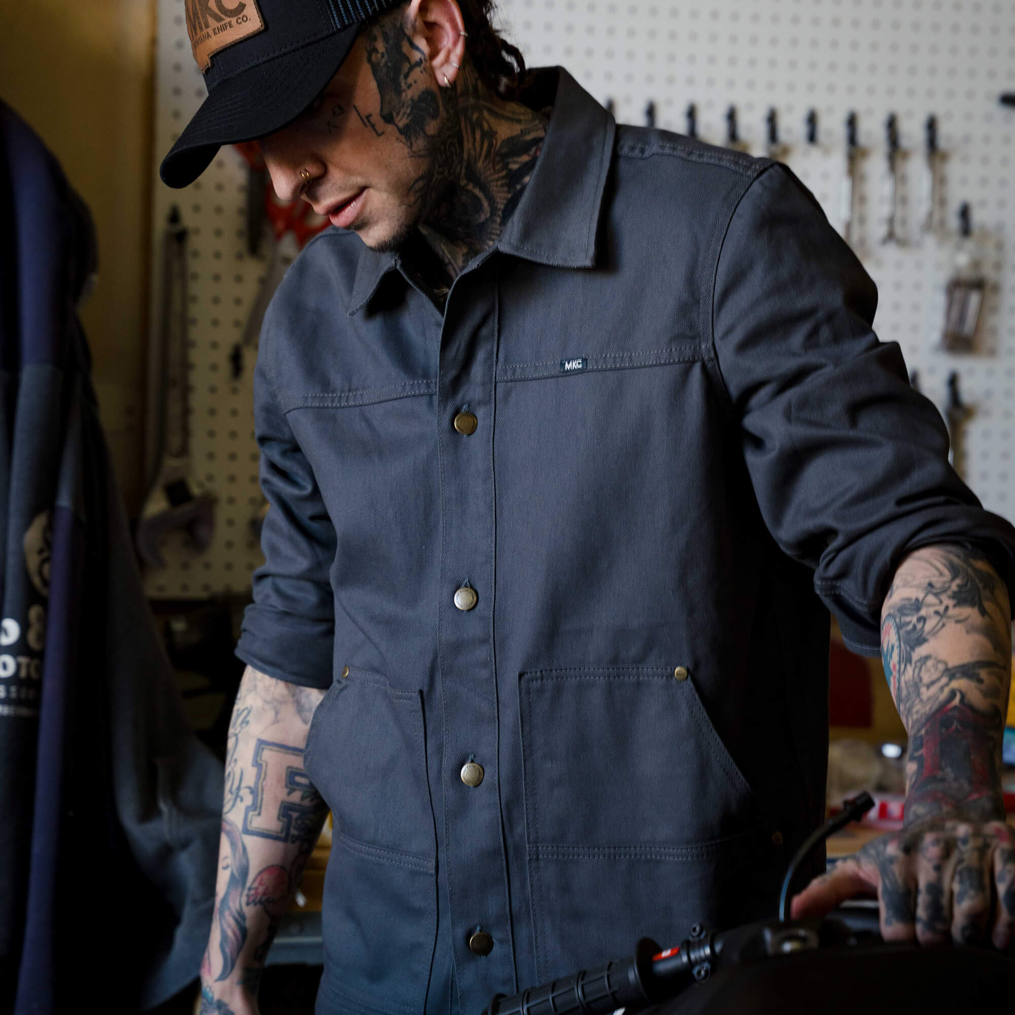 MKC WORK JACKET - USA MADE - CHARCOAL