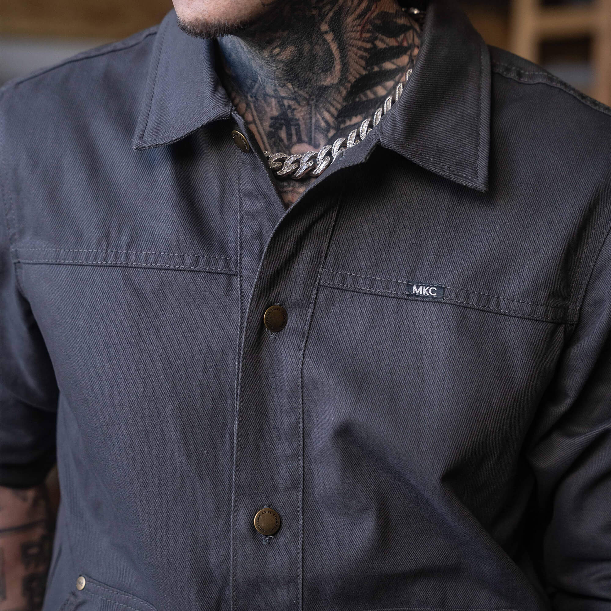 MKC WORK JACKET - USA MADE - CHARCOAL