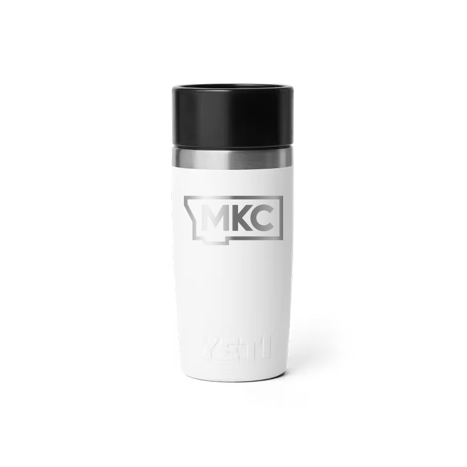 MKC x YETI RAMBLER 12 OZ HOTSHOT - WHITE