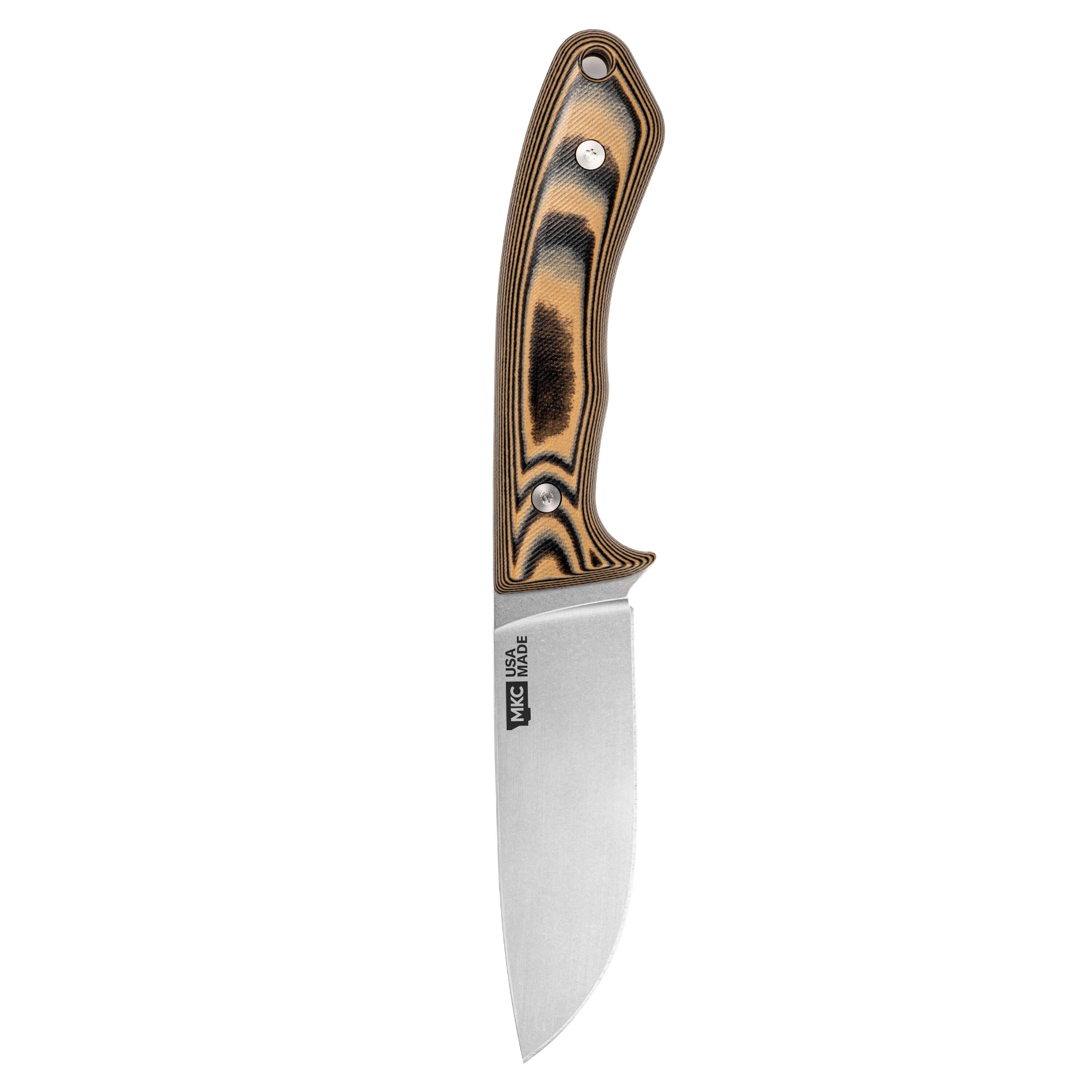MKC MULE DEER KNIFE - TAN & BLACK