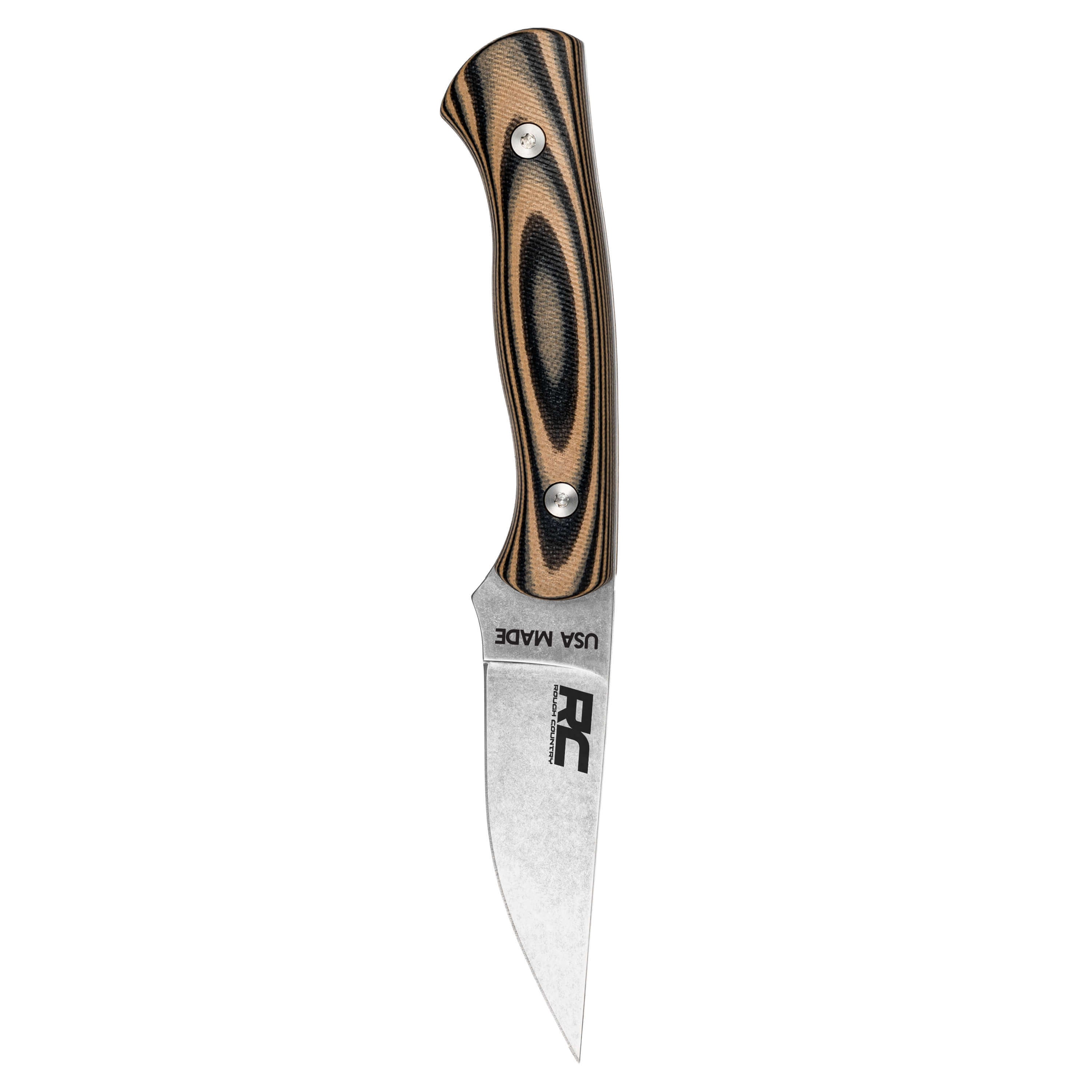 Rough Country Magnacut Blackfoot 2.0 knife featuring a sleek blade and a textured handle, designed for outdoor use.