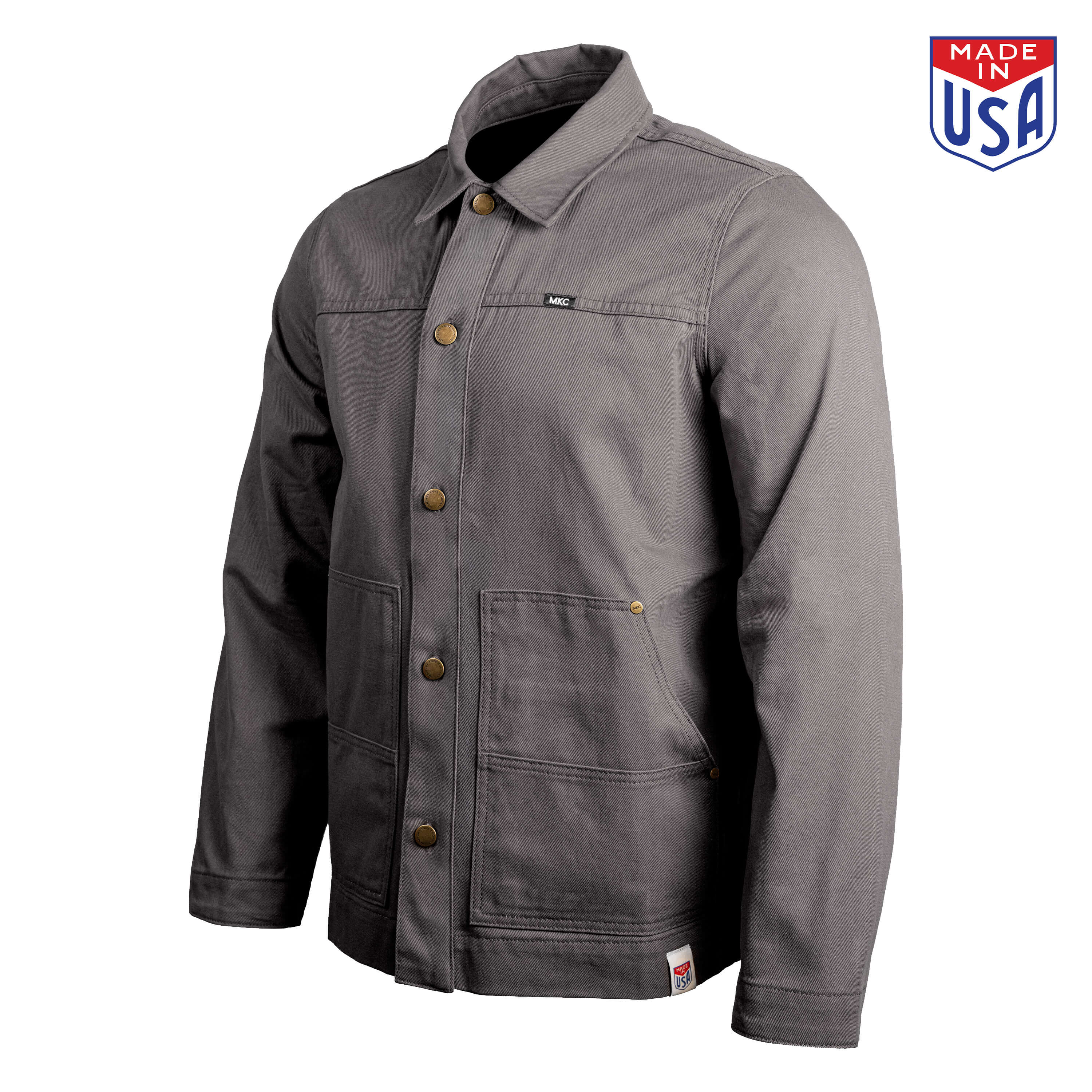 MKC WORK JACKET - CHARCOAL - USA MADE