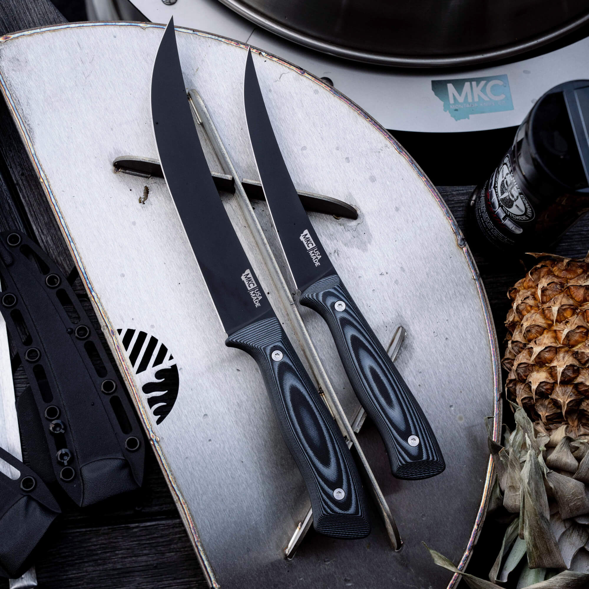 BONING BUTCHER KNIFE - BEARDED BUTCHERS EDITION - GREY/BLACK