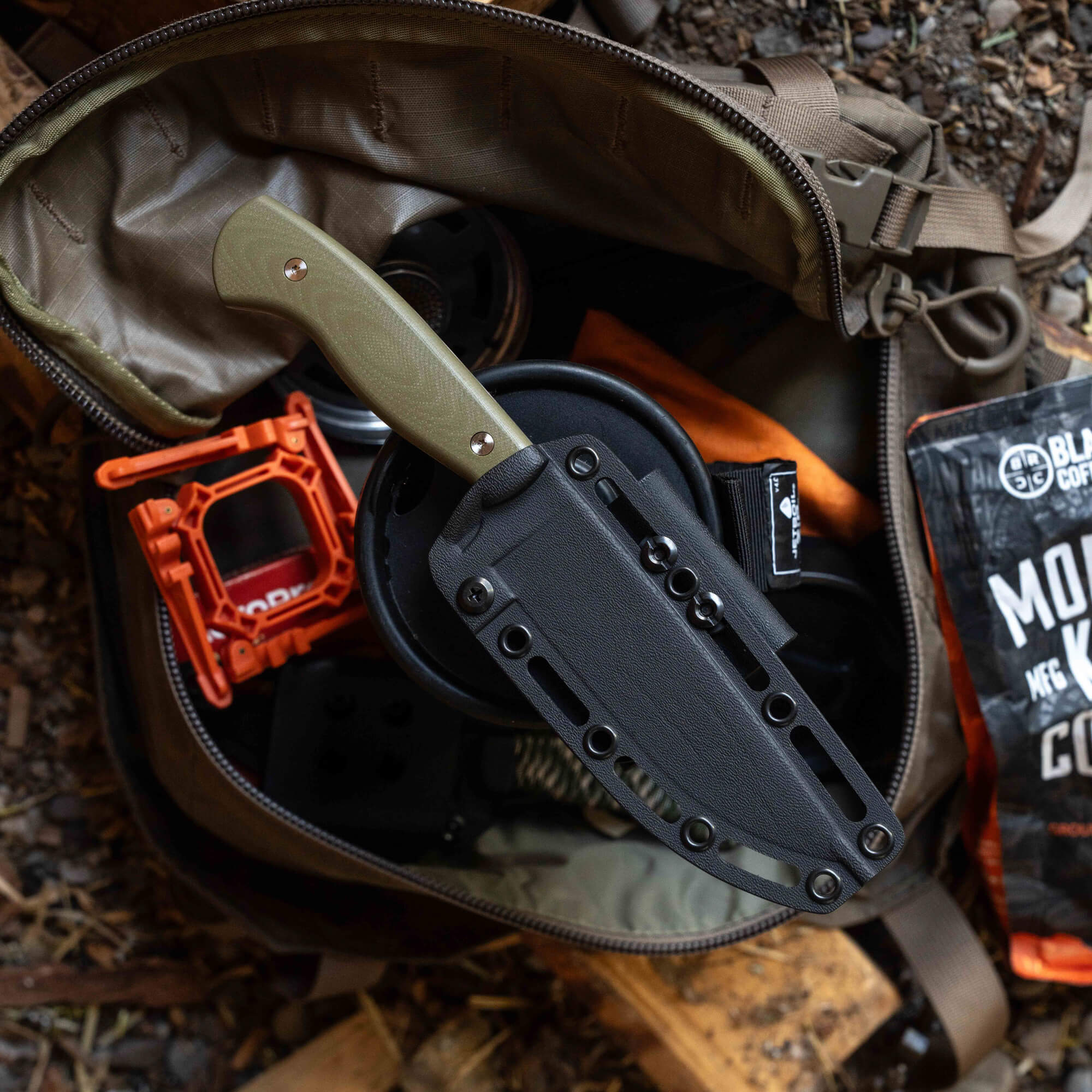 MAGNACUT SUPER CUB - DROP POINT HUNTER - OLIVE