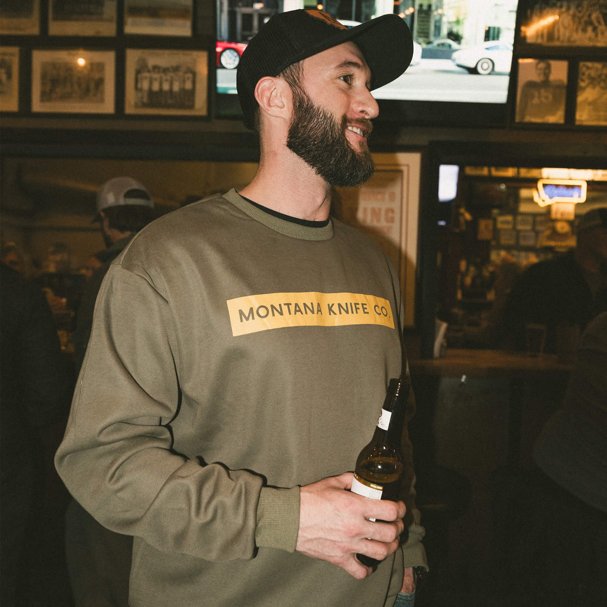 MKC CREWNECK SWEATSHIRT - OLIVE