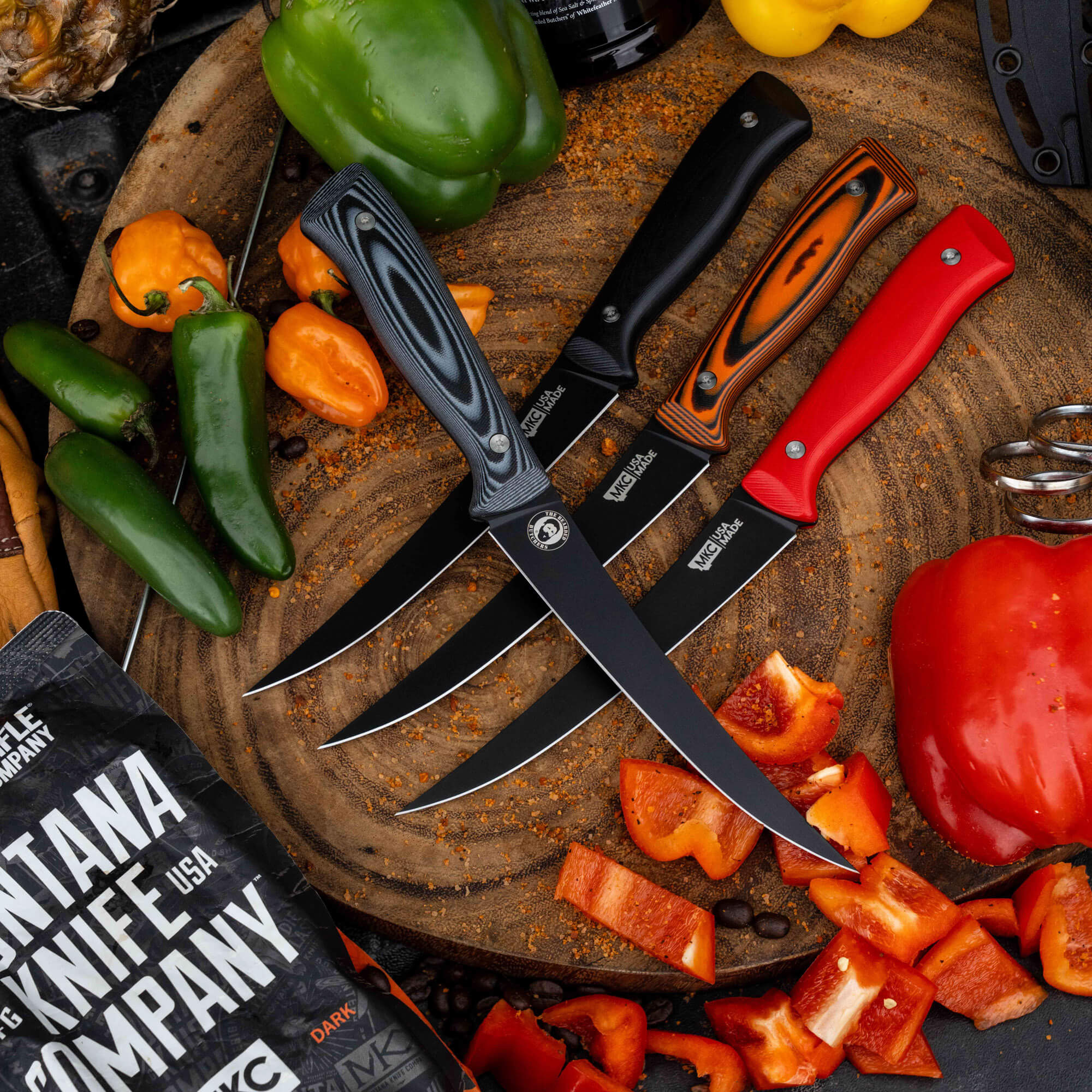 BONING BUTCHER KNIFE - BEARDED BUTCHERS EDITION - GREY/BLACK