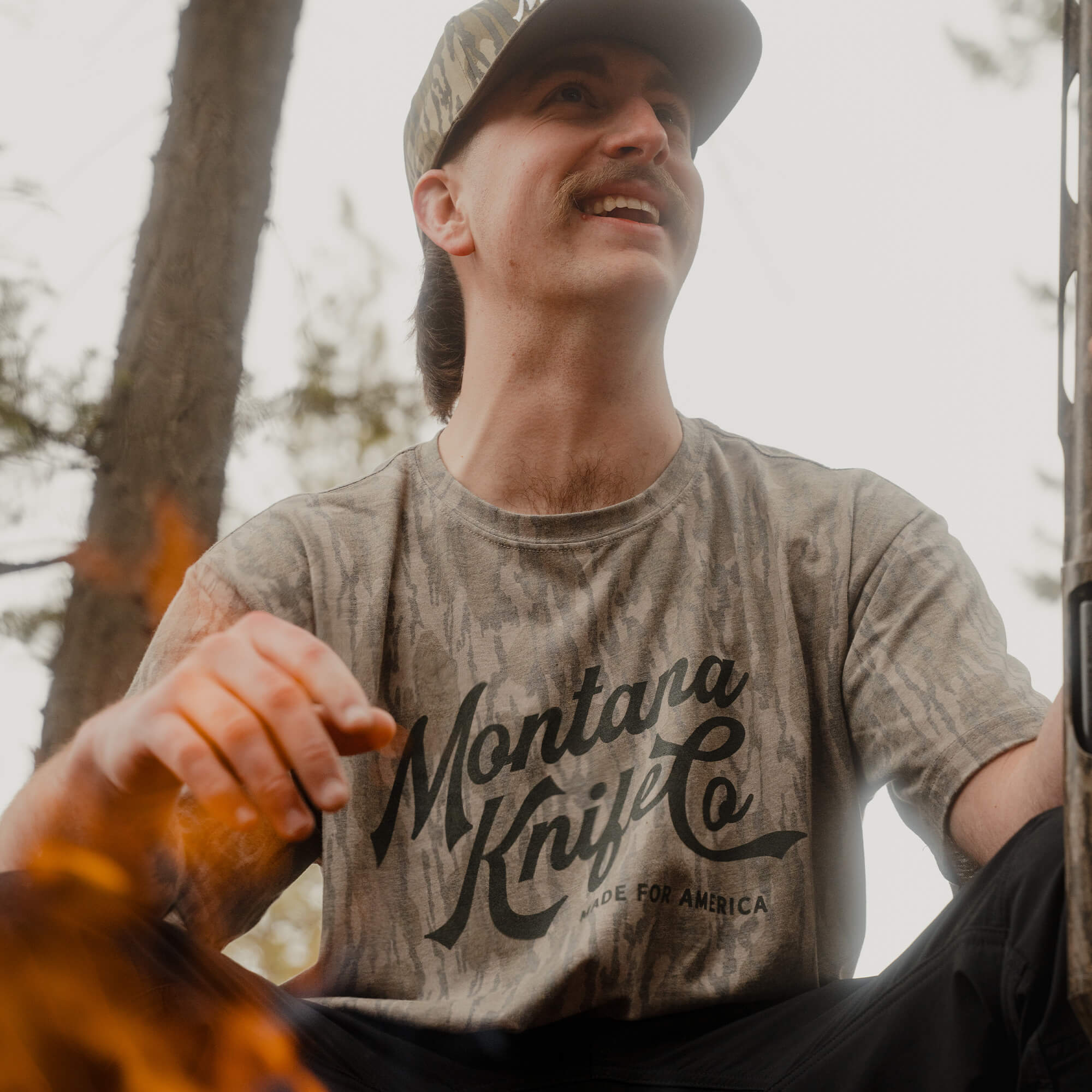 MKC x MOSSY OAK WASHED TEE - BOTTOMLAND