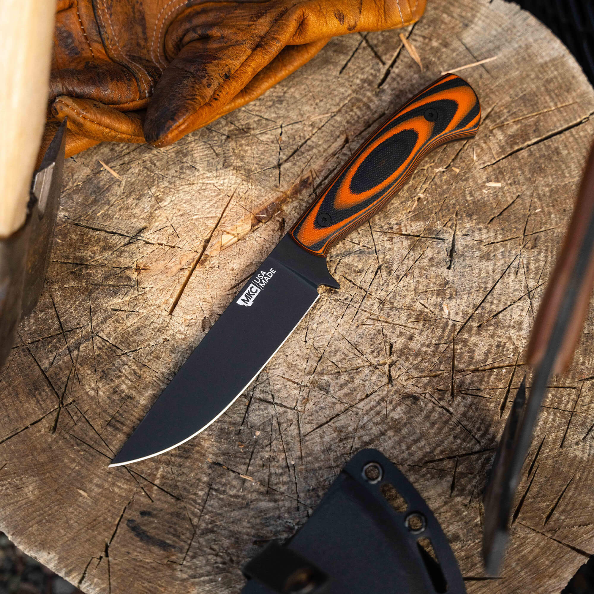 SUPER CUB - DROP POINT HUNTER - ORANGE & BLACK