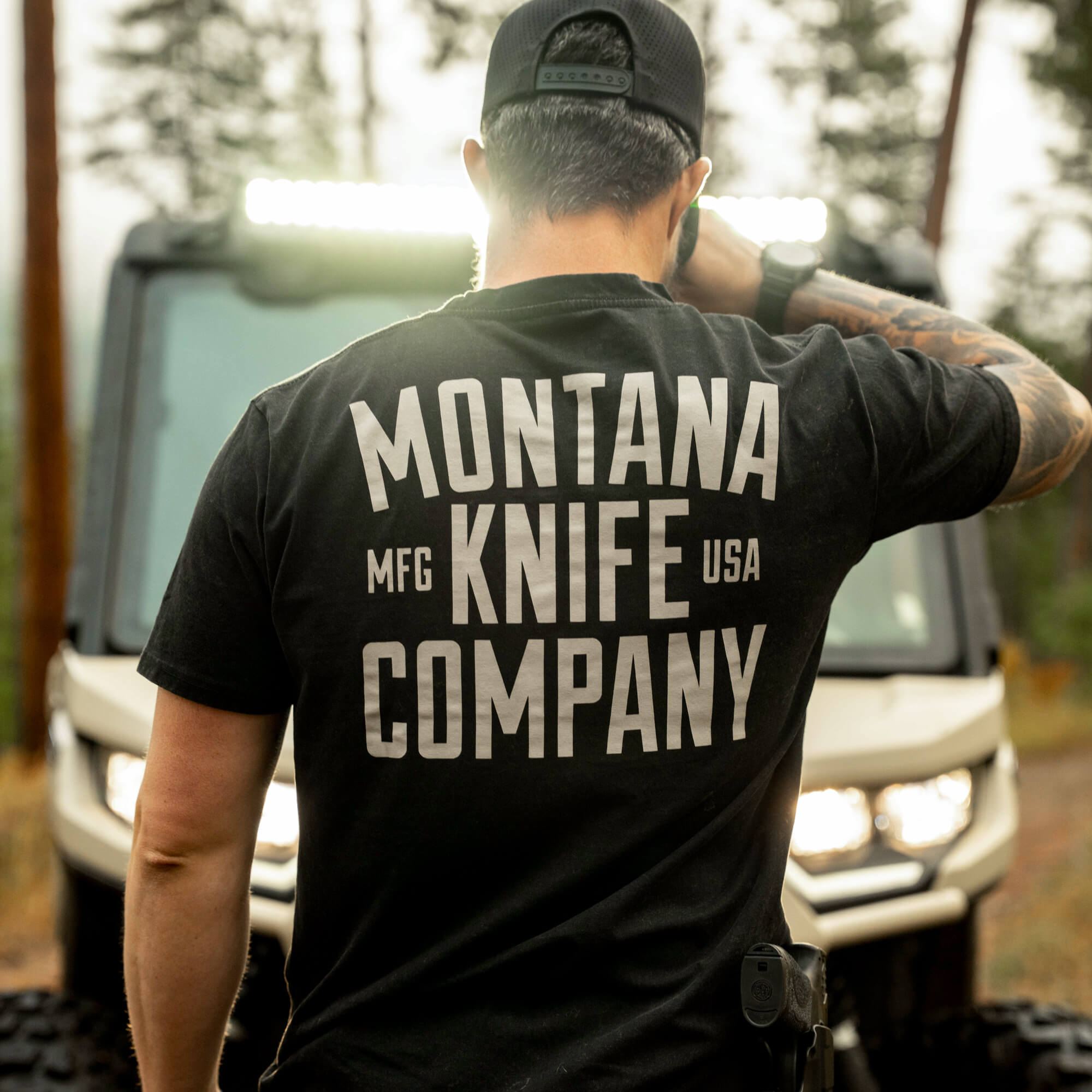 MKC STONEWASH TEE - BLACK