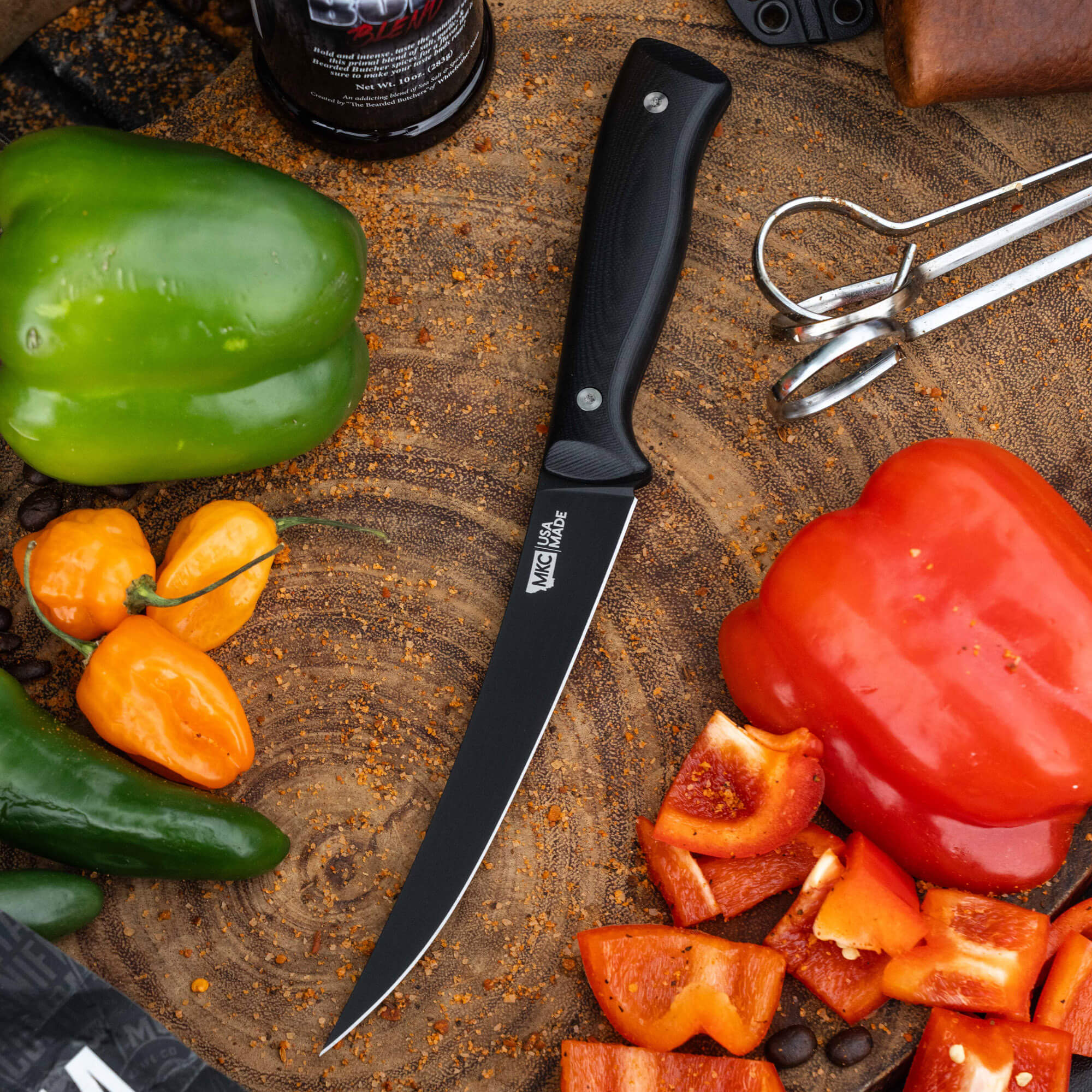 BONING BUTCHER KNIFE - PVD - BLACK