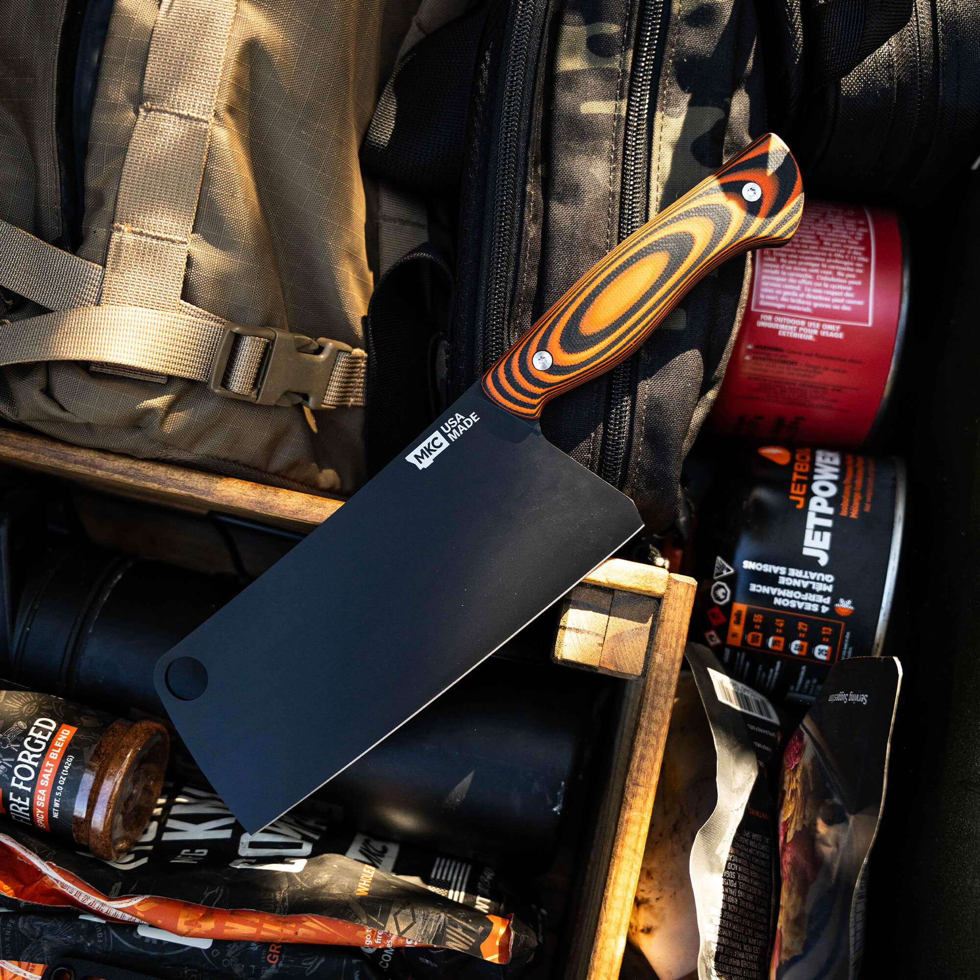 CATTLEMEN CLEAVER 2.0 - ORANGE & BLACK