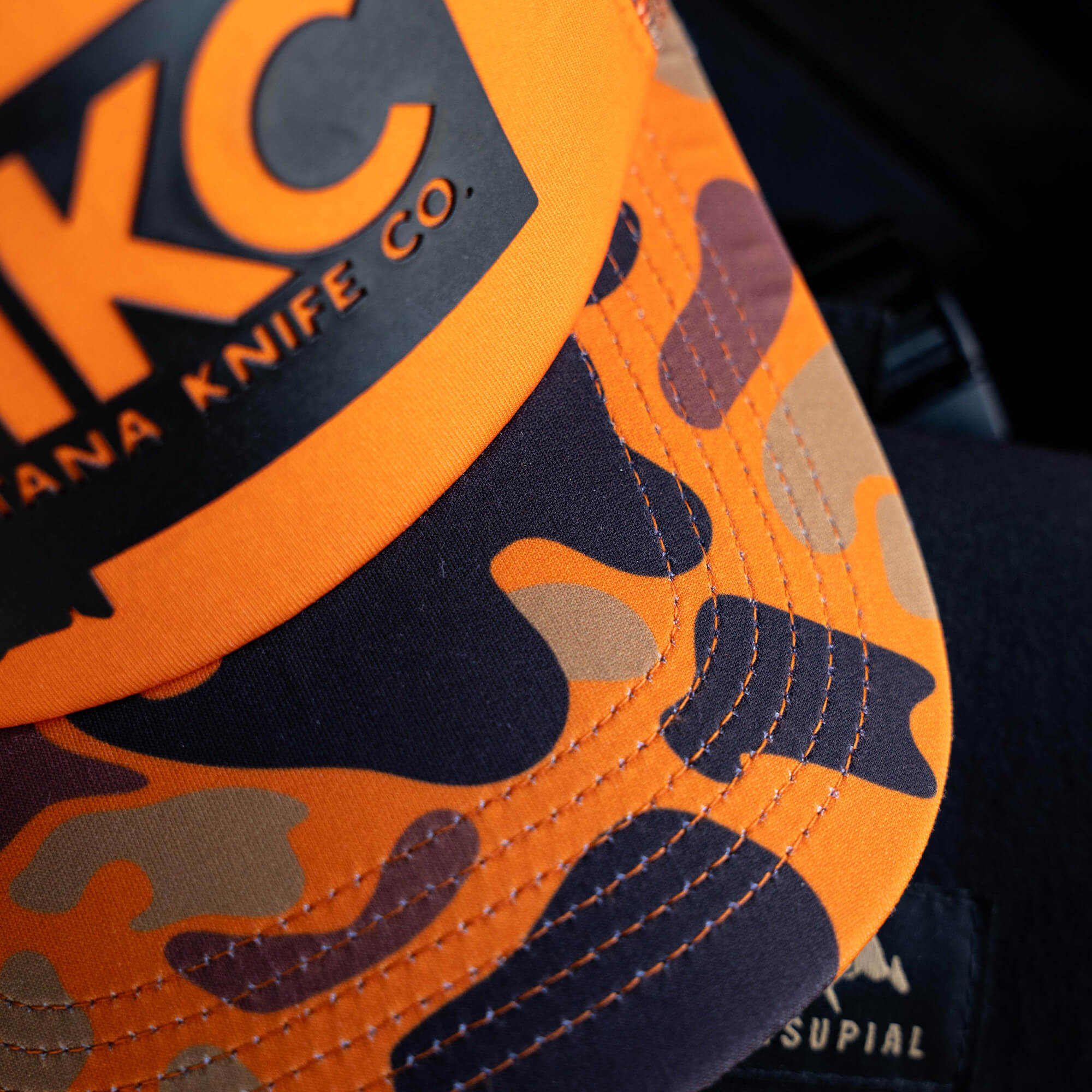 MKC BIG STATE LOGO - ORANGE FOAM HUNTER HAT