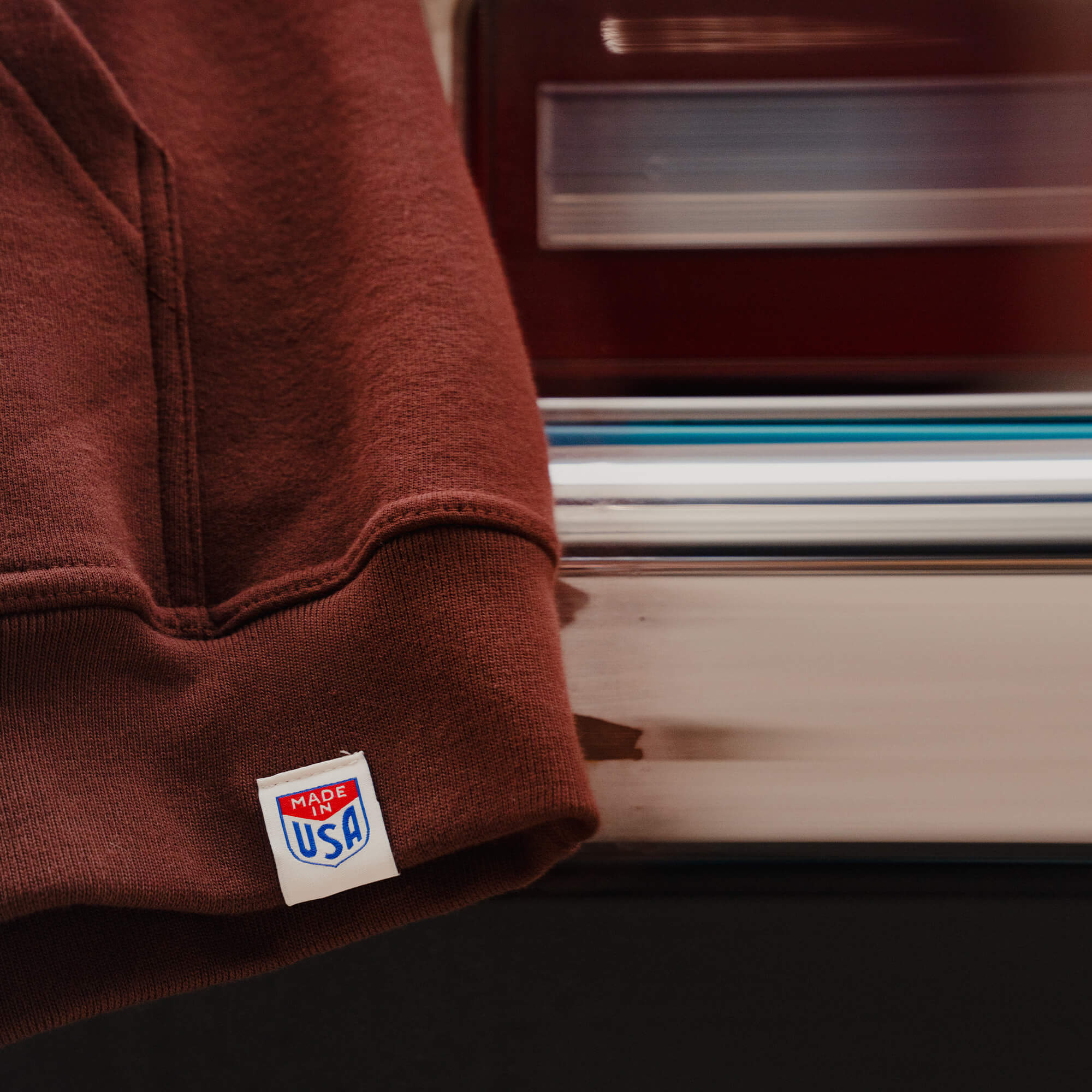MKC HERITAGE HOODIE - USA MADE - TOBACCO
