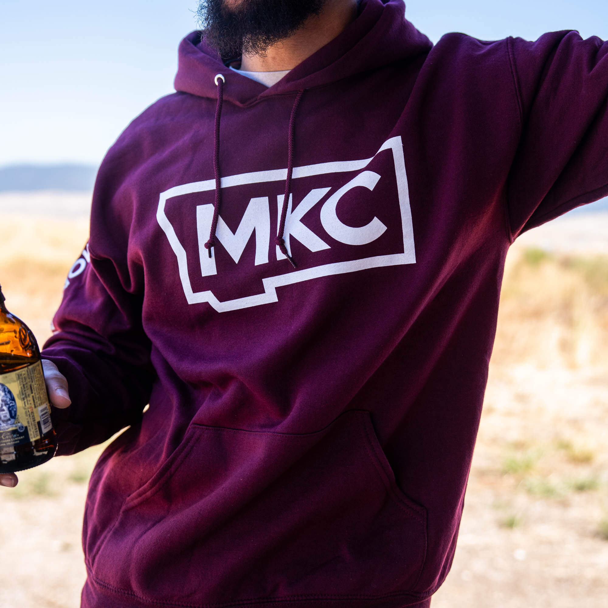 MKC TEAM HOODIE - MAROON