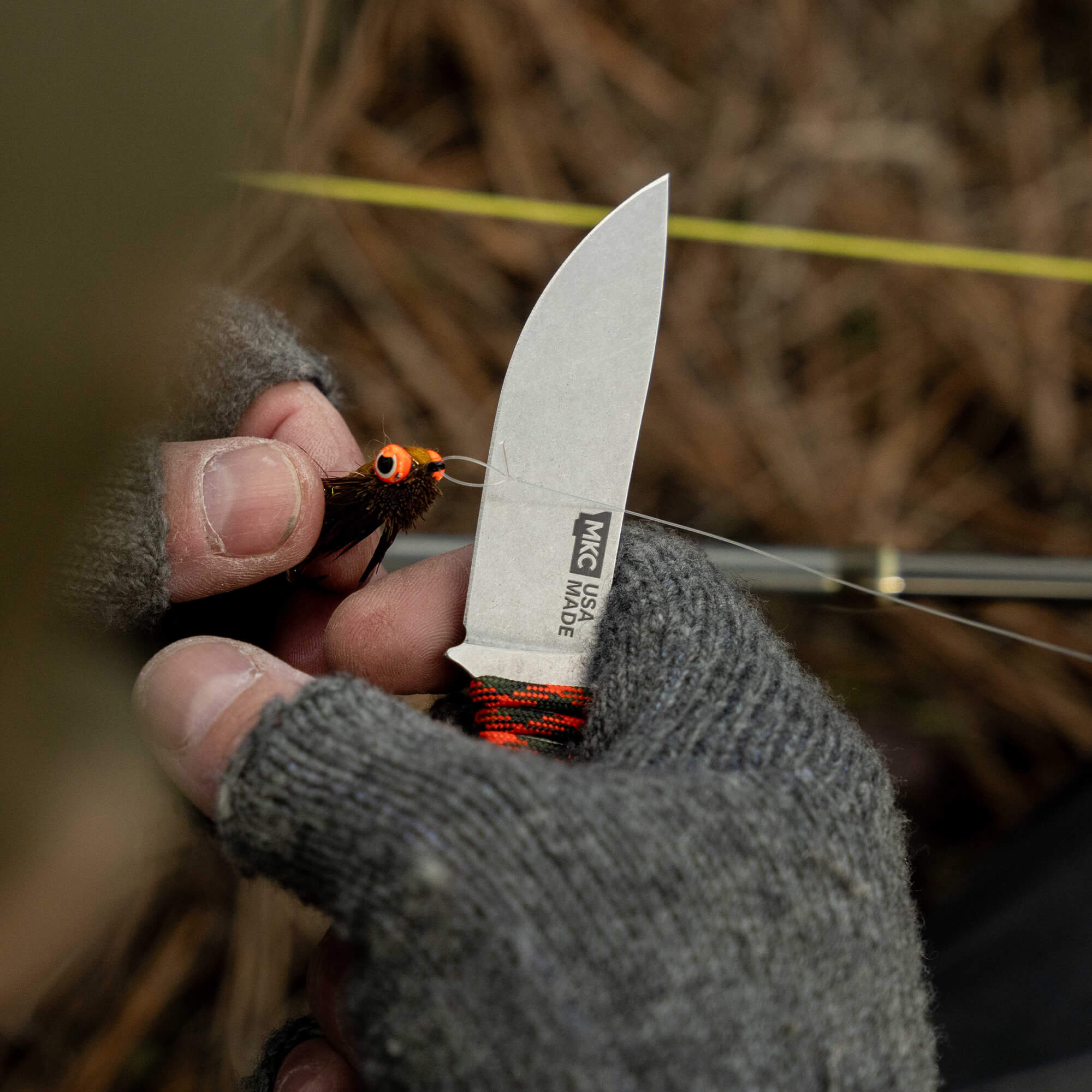 MINI STONED GOAT - ORANGE & BLACK