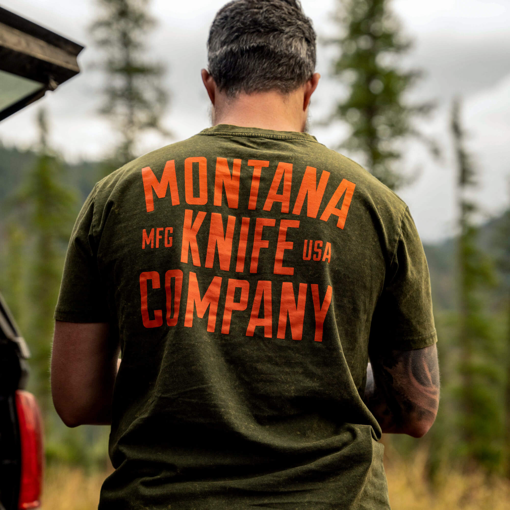 MKC STONEWASH TEE - DARK ARMY