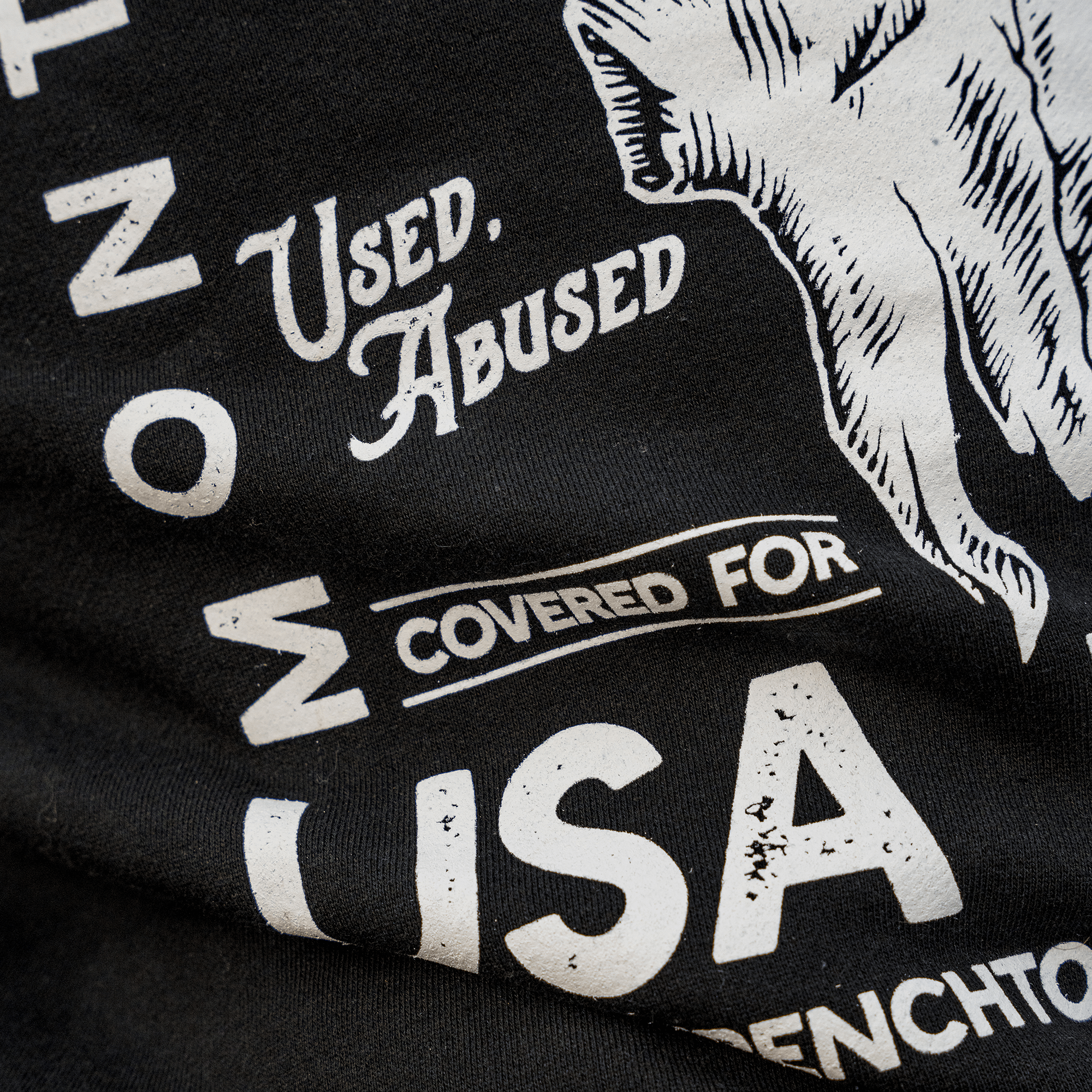 MKC BISON SKULL HOODIE - BLACK