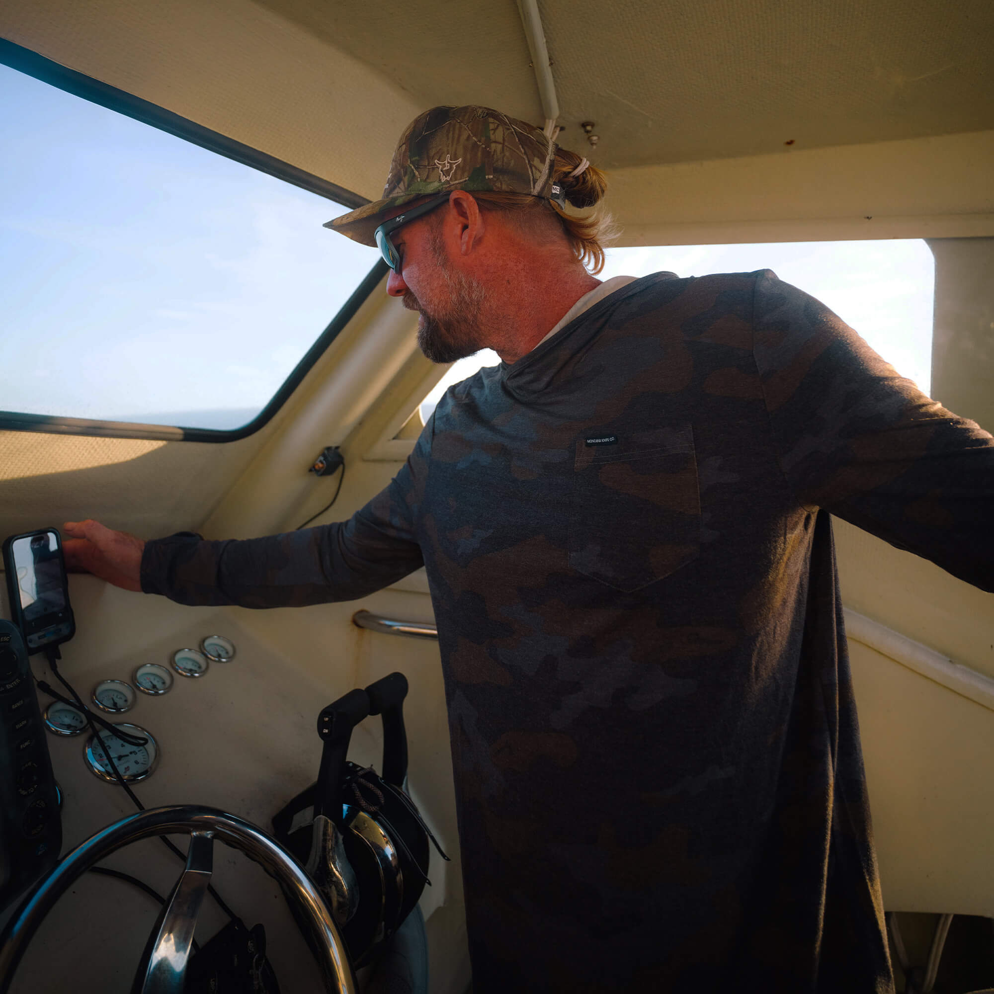 RIMROCK LIGHTWEIGHT HOODIE - DARK WOODLAND CAMO