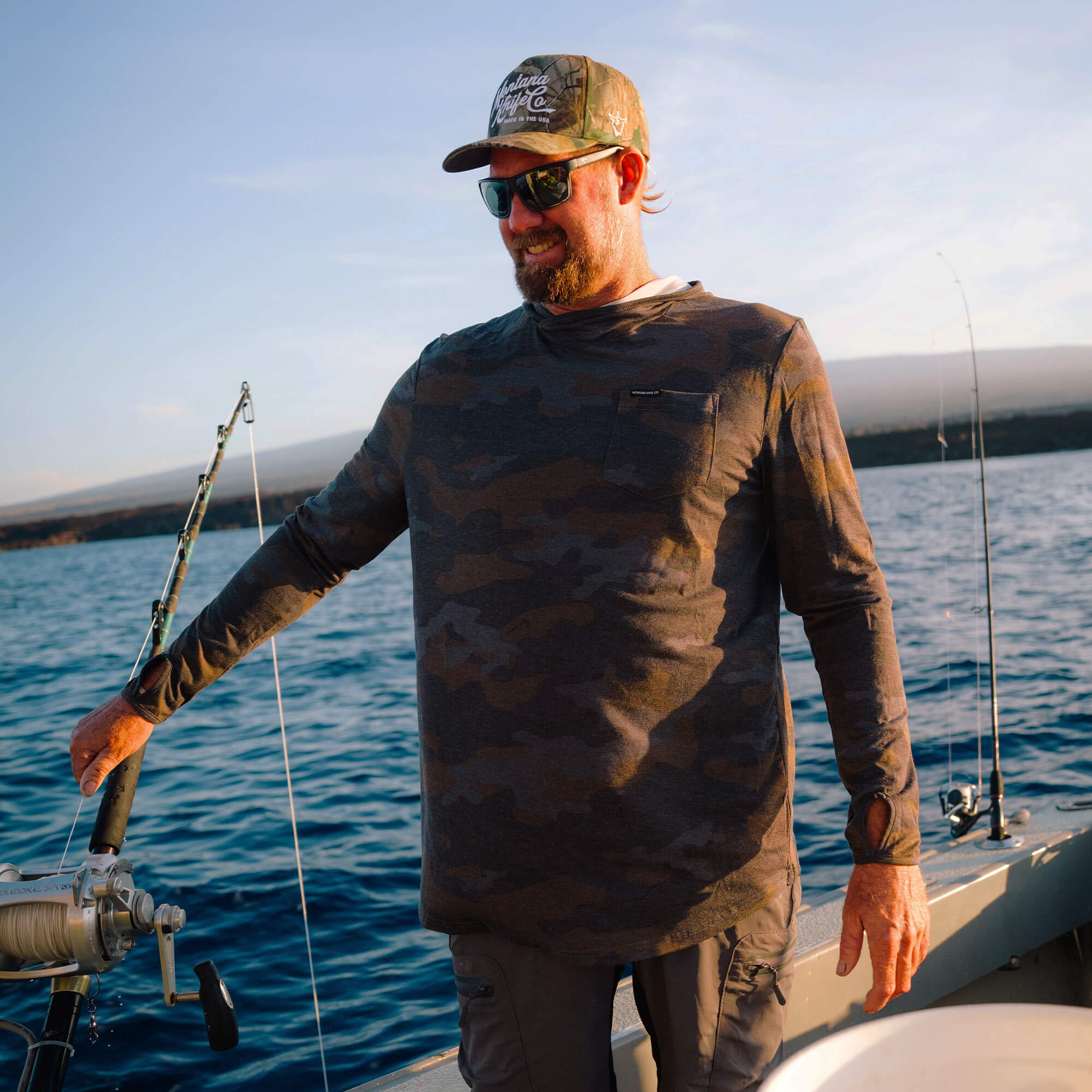 RIMROCK LIGHTWEIGHT HOODIE - DARK WOODLAND CAMO