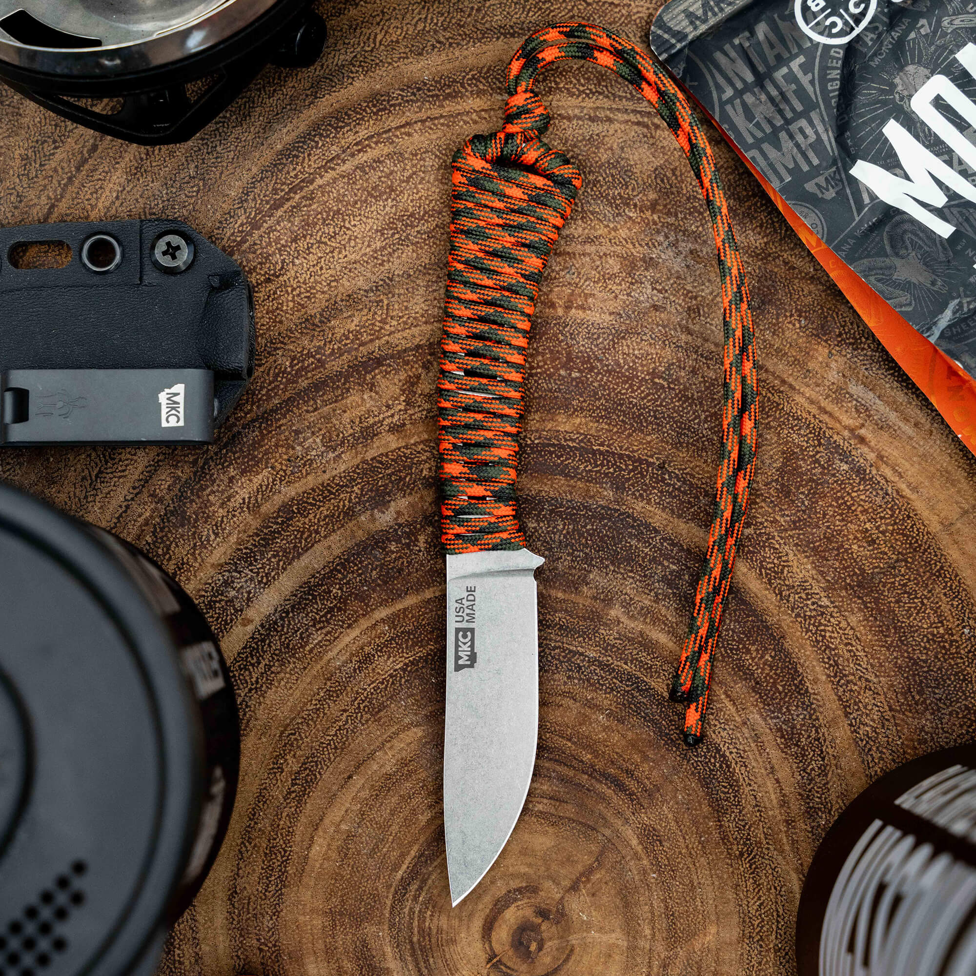 MINI STONED GOAT - ORANGE & BLACK