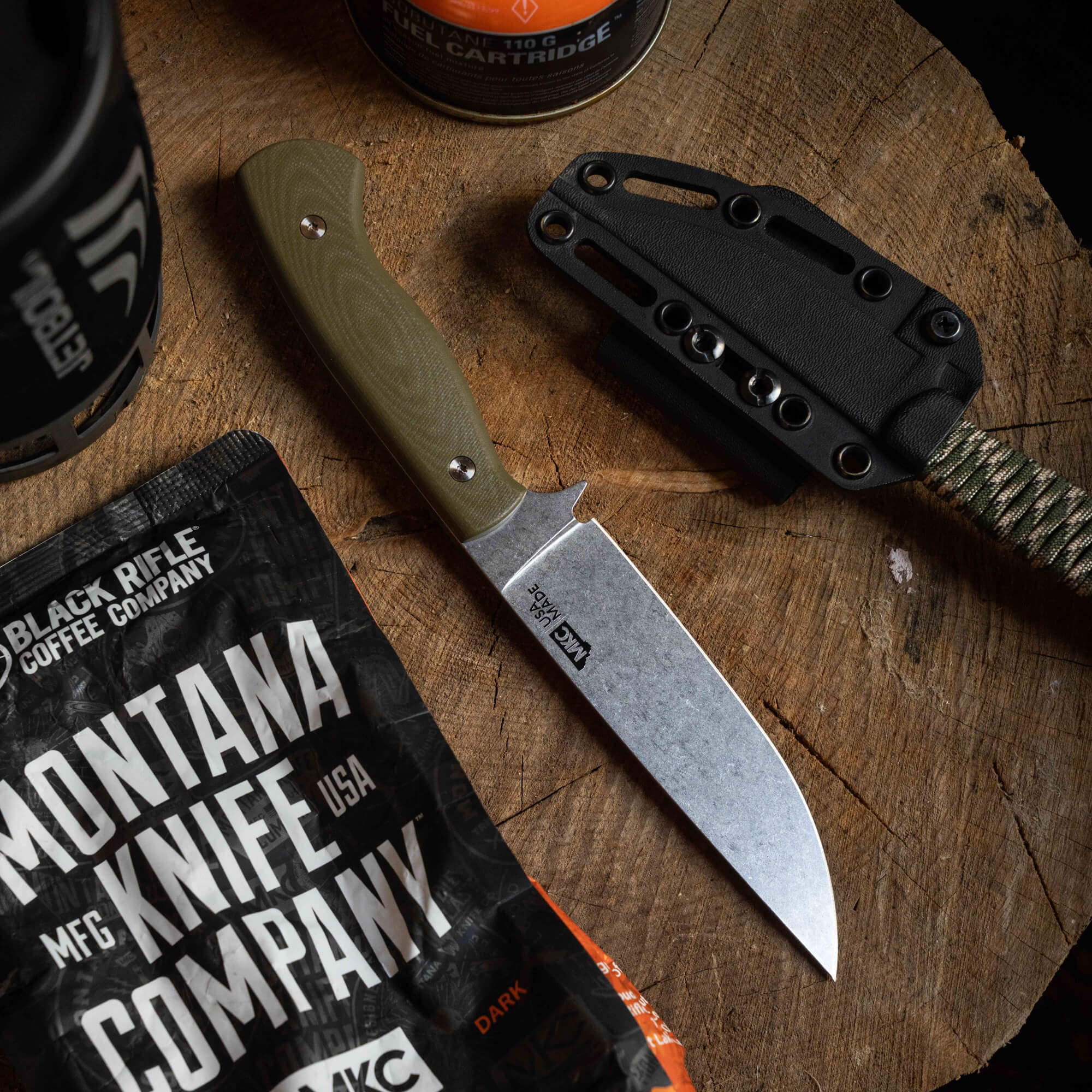 MAGNACUT SUPER CUB - DROP POINT HUNTER - OLIVE