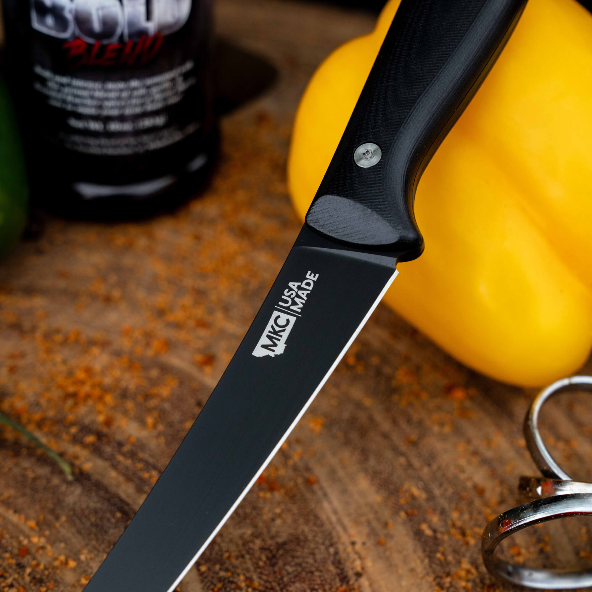 BONING BUTCHER KNIFE - PVD - BLACK