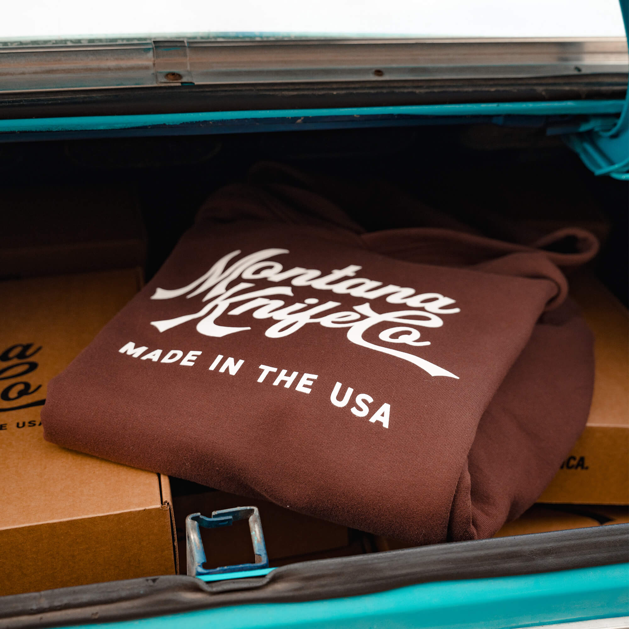 MKC HERITAGE HOODIE - USA MADE - TOBACCO