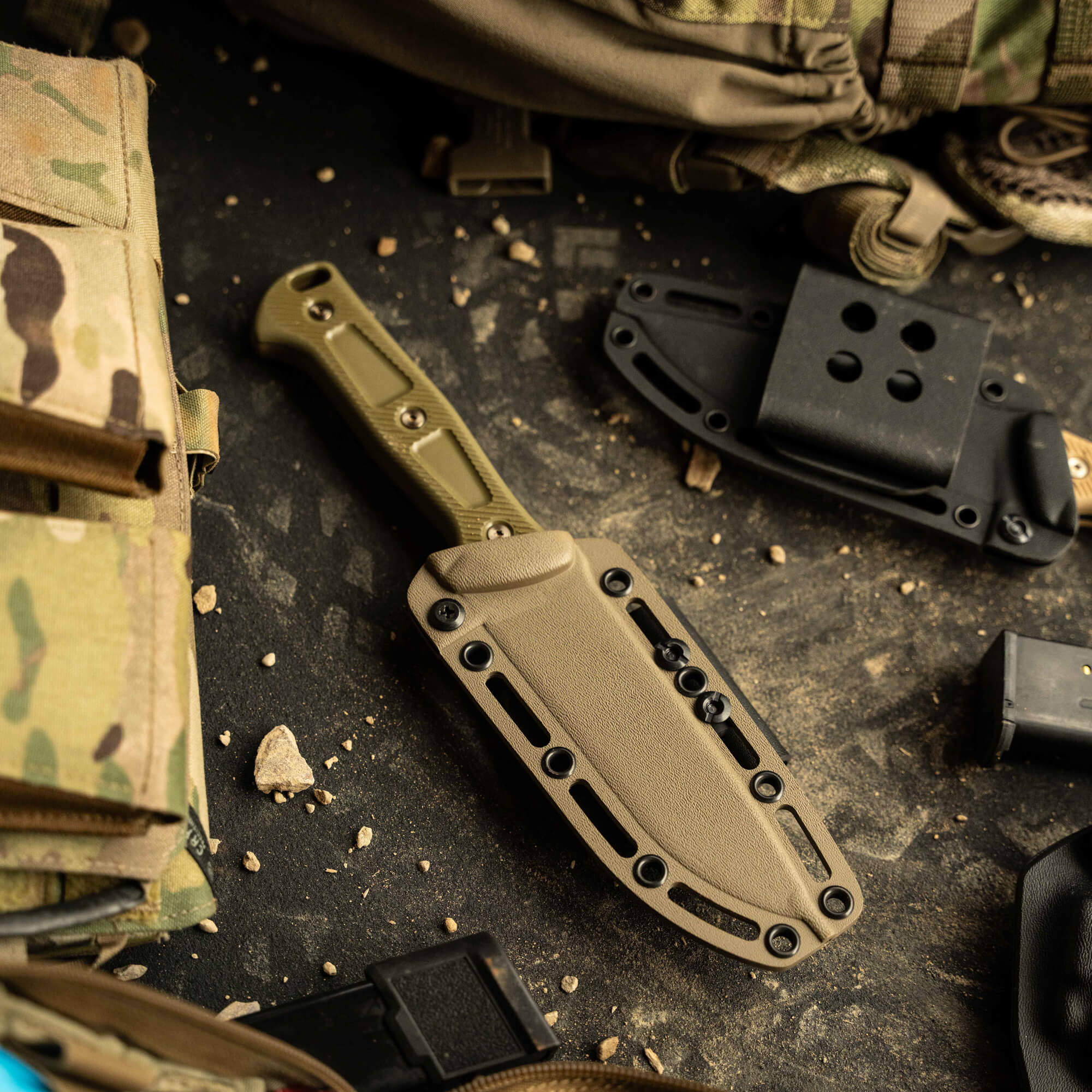 SERE25 ADDITIONAL KYDEX SHEATH - FLAT DARK EARTH