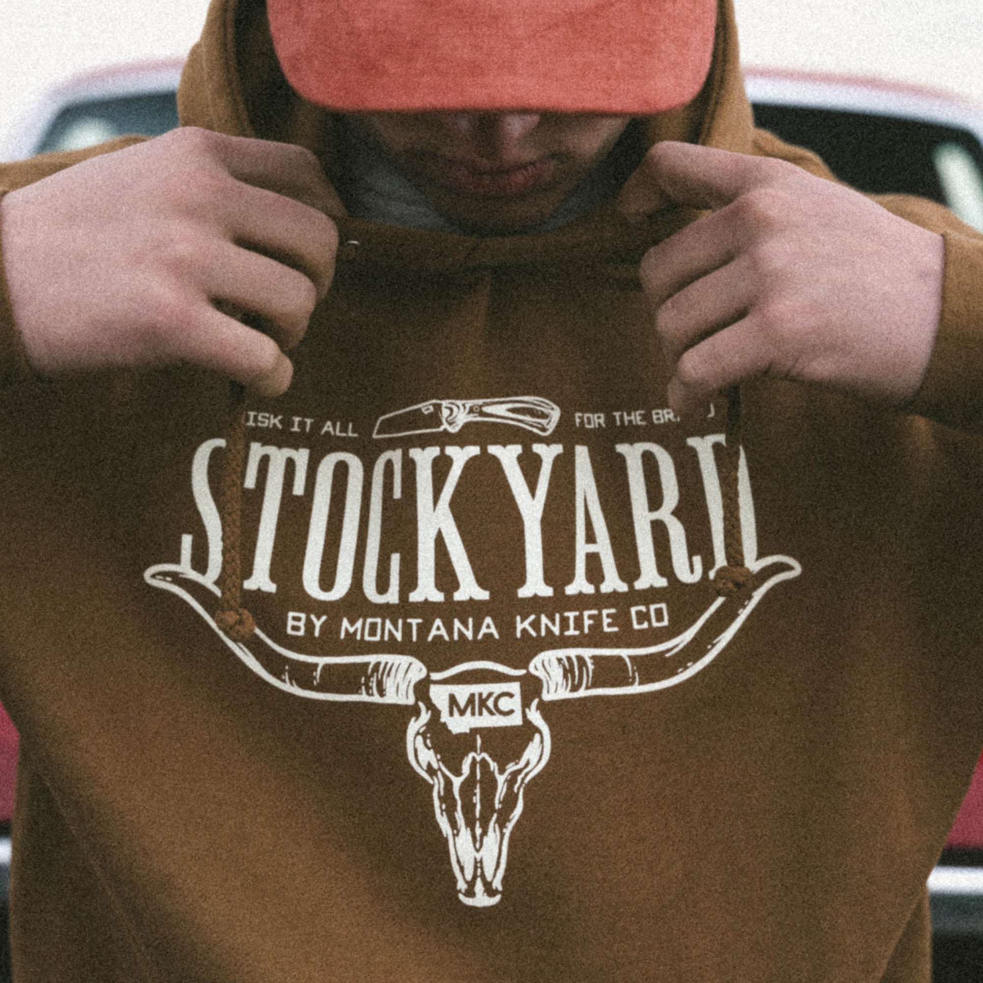 STOCKYARD HOODIE - SADDLE