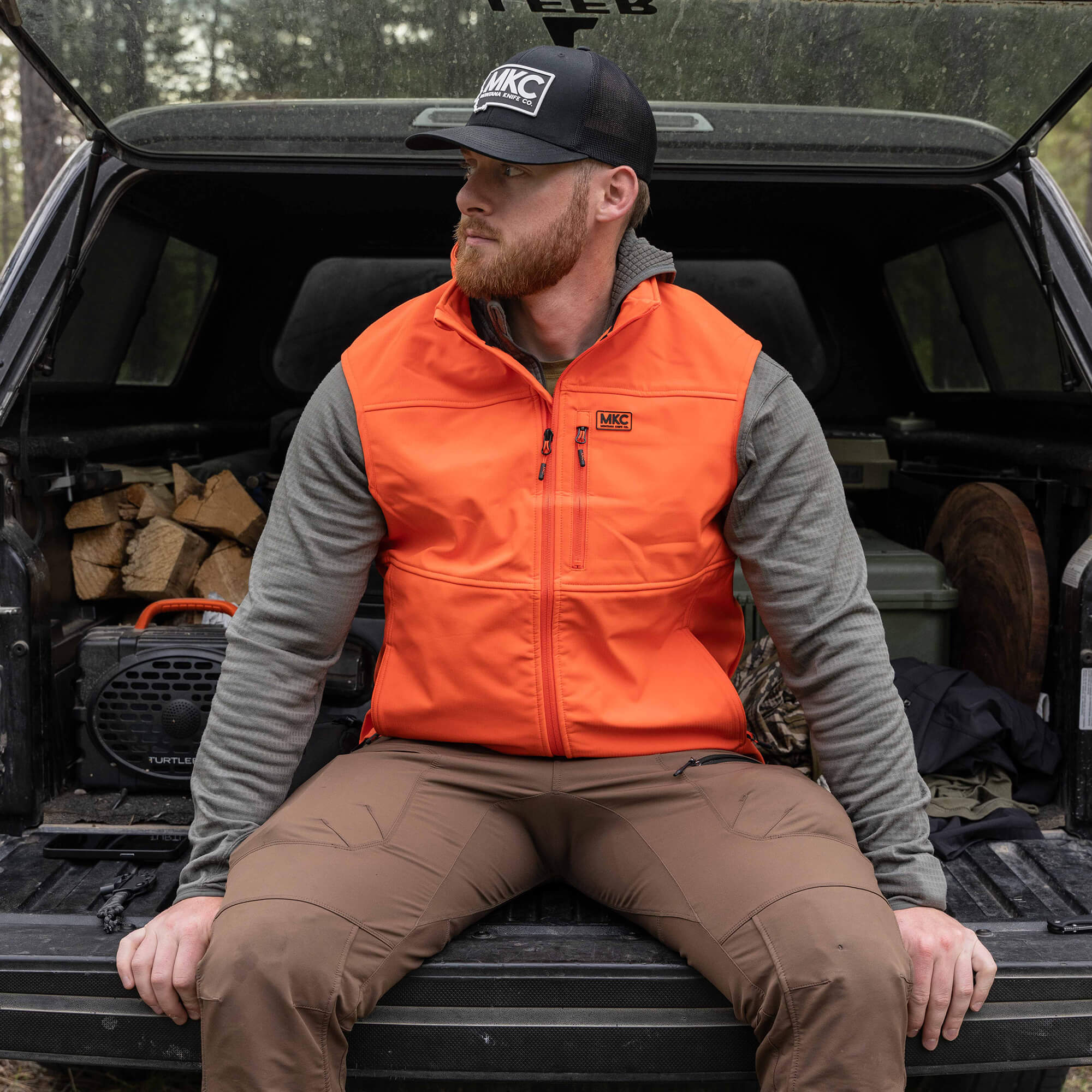 REXFORD RIPSTOP VEST - HUNTER ORANGE