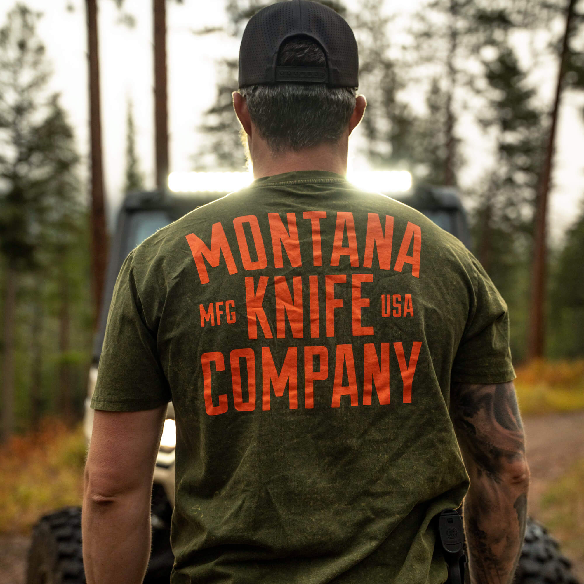 MKC STONEWASH TEE - DARK ARMY