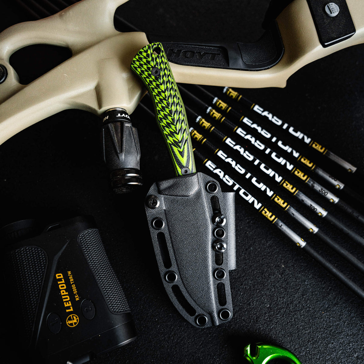 TRIUMPH PRO - NOCK ON NEON GREEN & BLACK