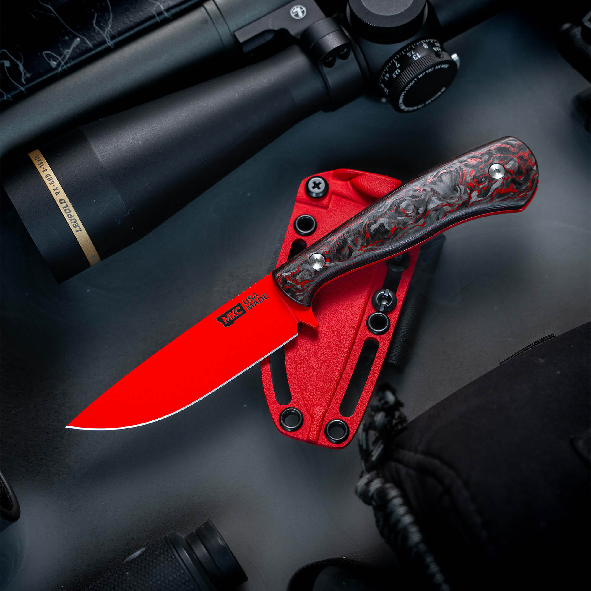 BLOOD BROTHERS WHITETAIL - BLACK/RED