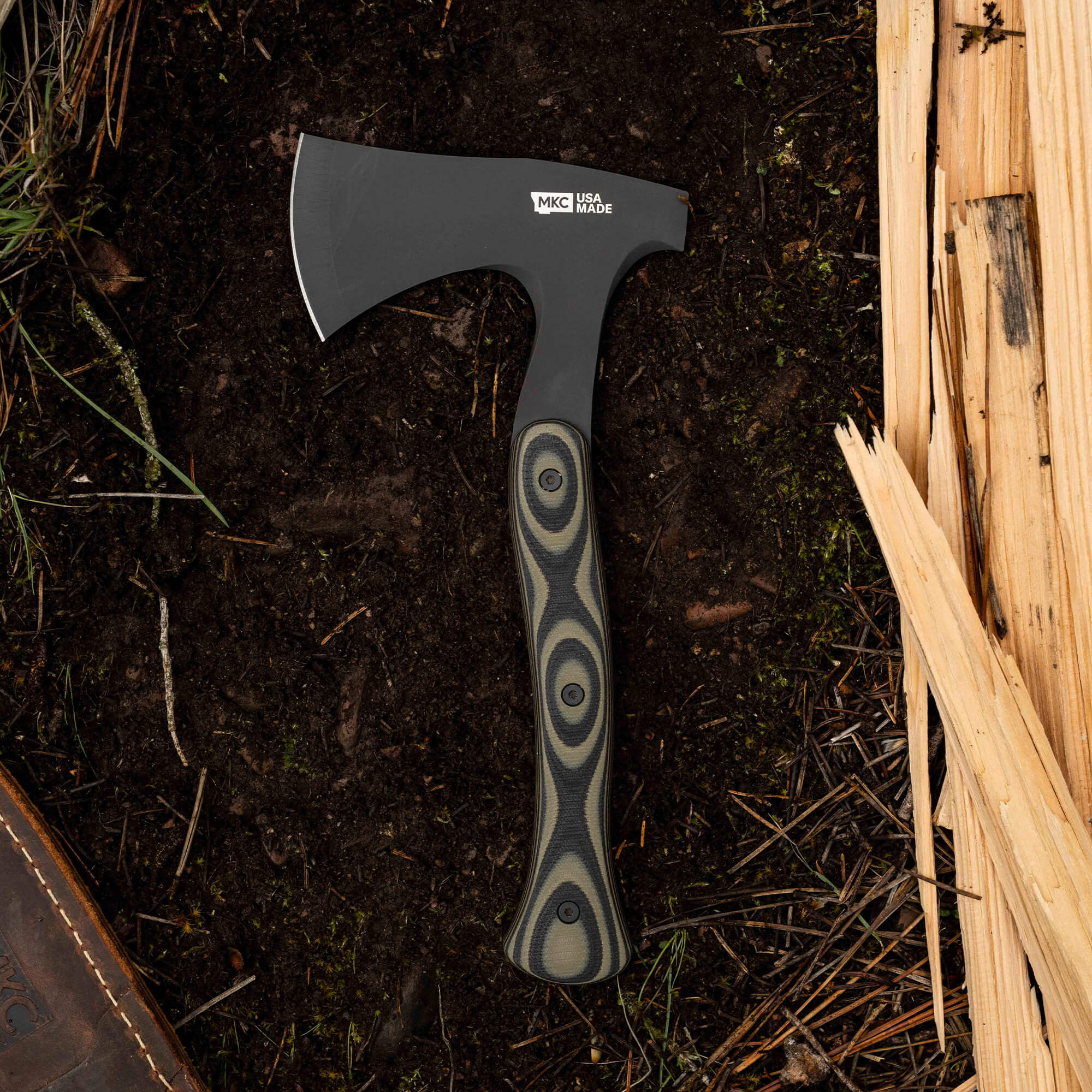 HELLGATE HATCHET - GREEN & BLACK