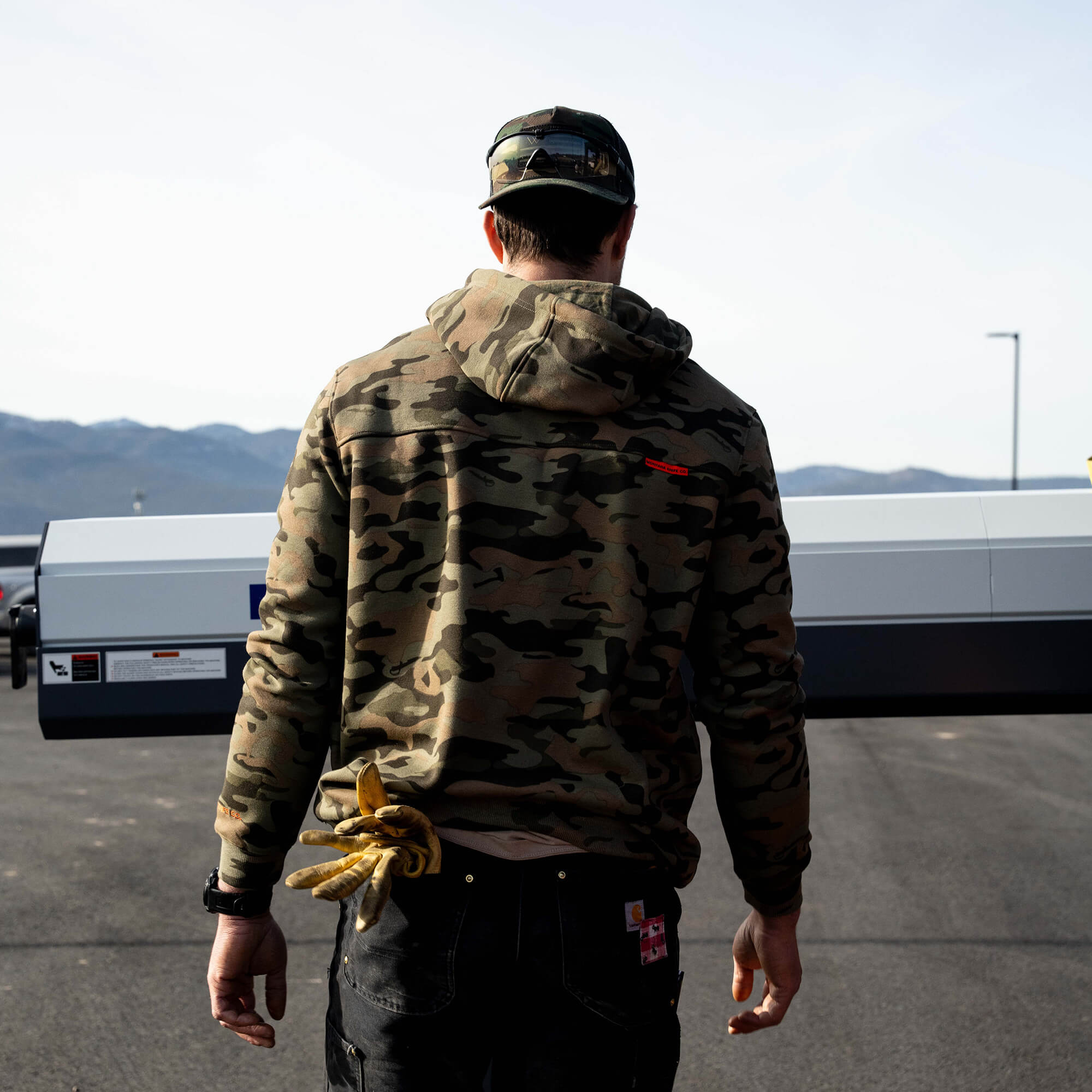 MKC FLEECE HOODIE - VINTAGE WOODLAND CAMO