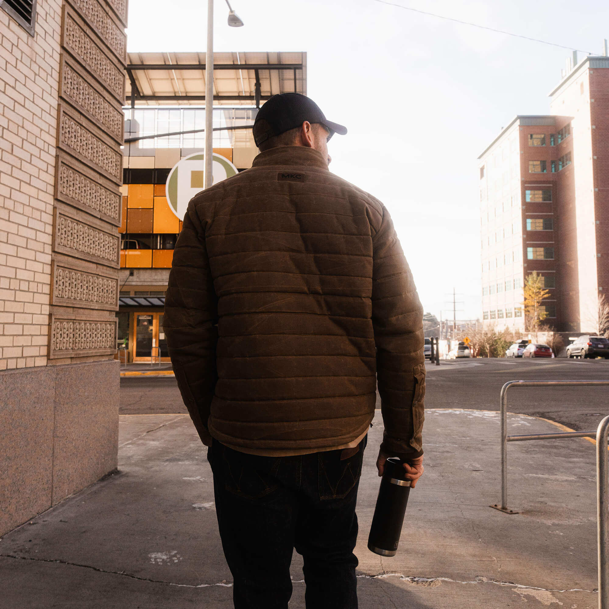 WHITEFISH WAXED CANVAS PUFFY JACKET