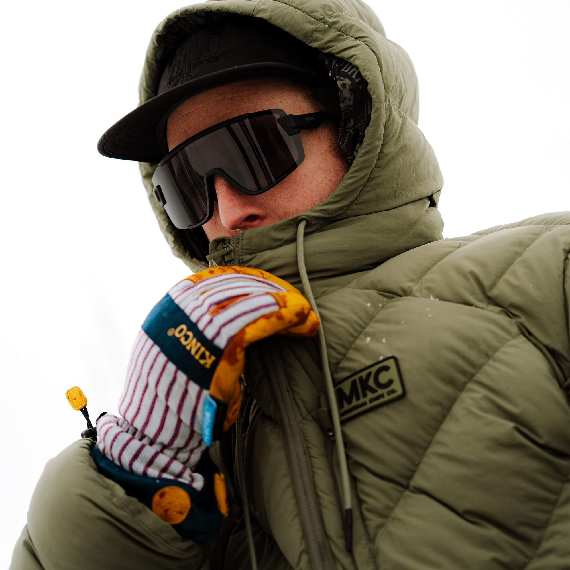 GRINNELL PUFFY ZIP JACKET - OLIVE