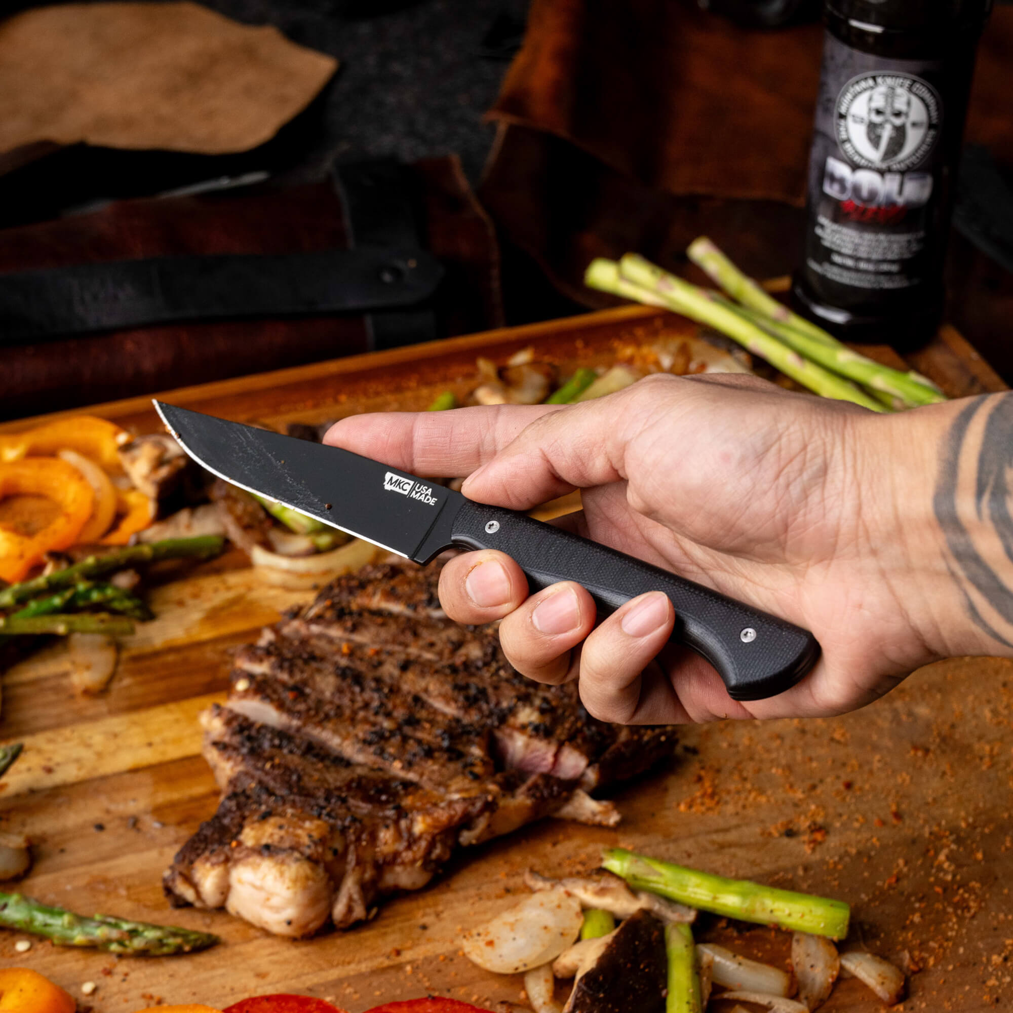 MKC STEAK KNIVES (SET OF 4) - PVD - BLACK