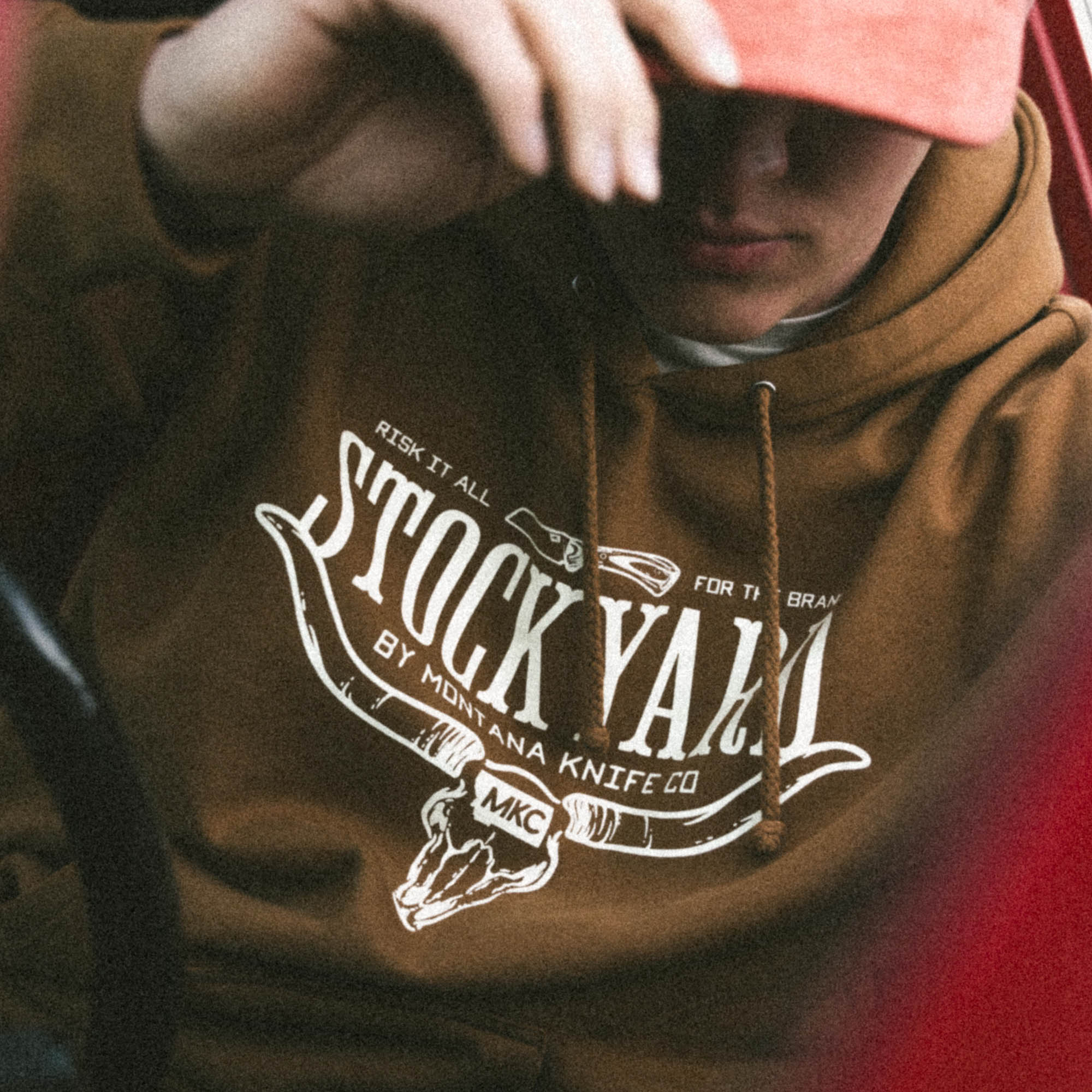 STOCKYARD HOODIE - SADDLE