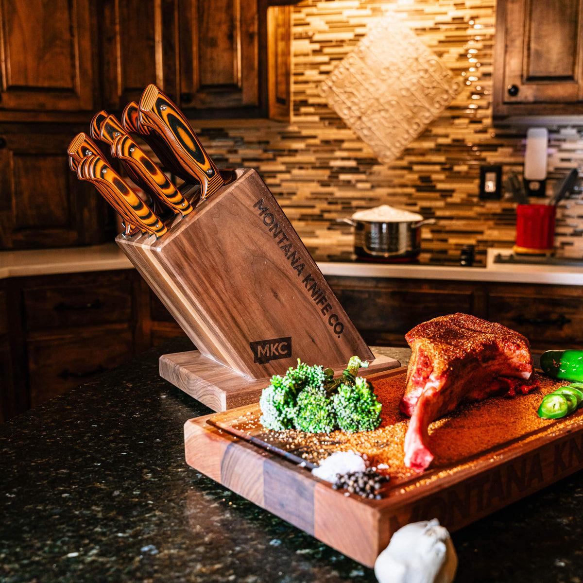 MKC CULINARY MAGNETIC KNIFE BLOCK 2.0