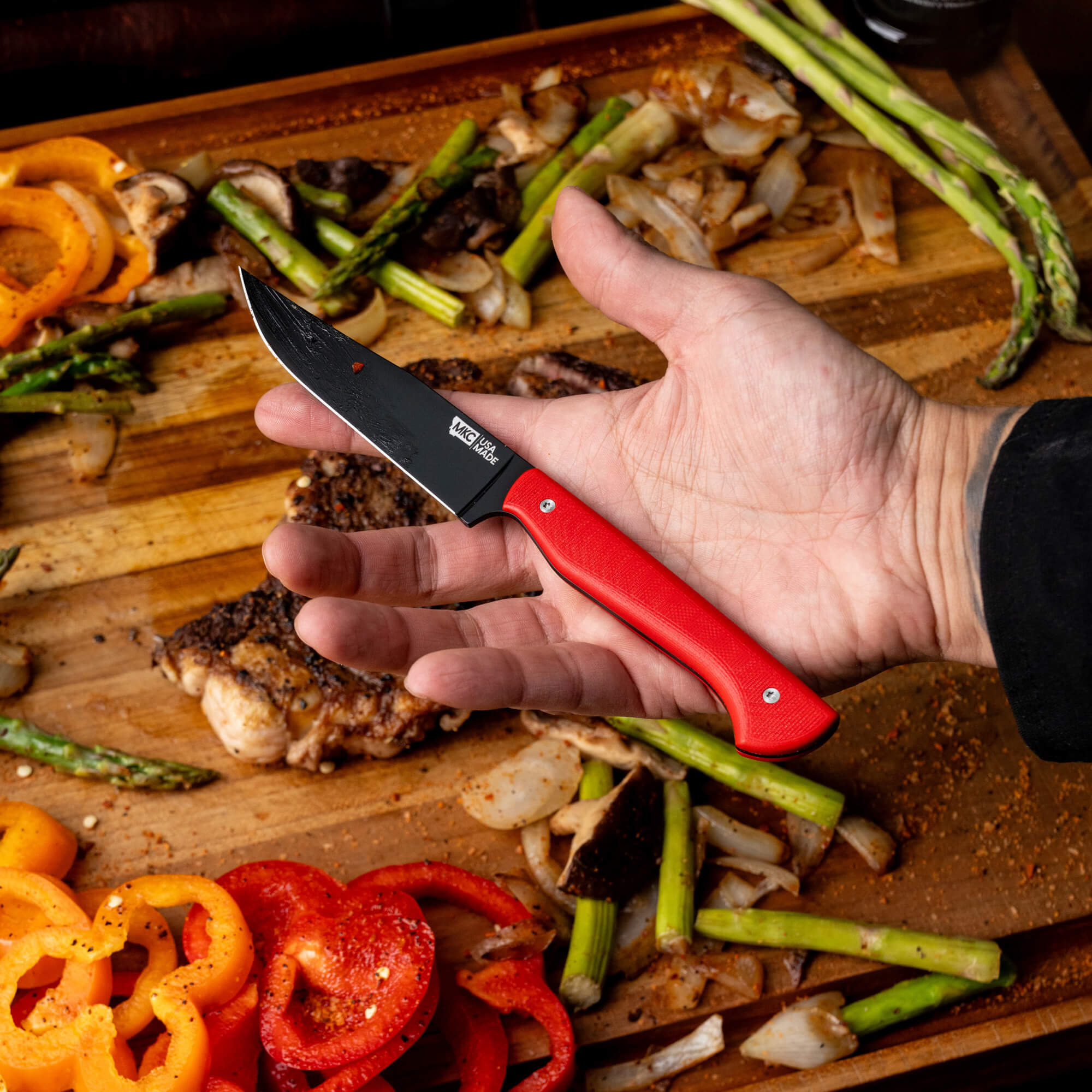 MKC STEAK KNIVES (SET OF 4) - PVD - RED