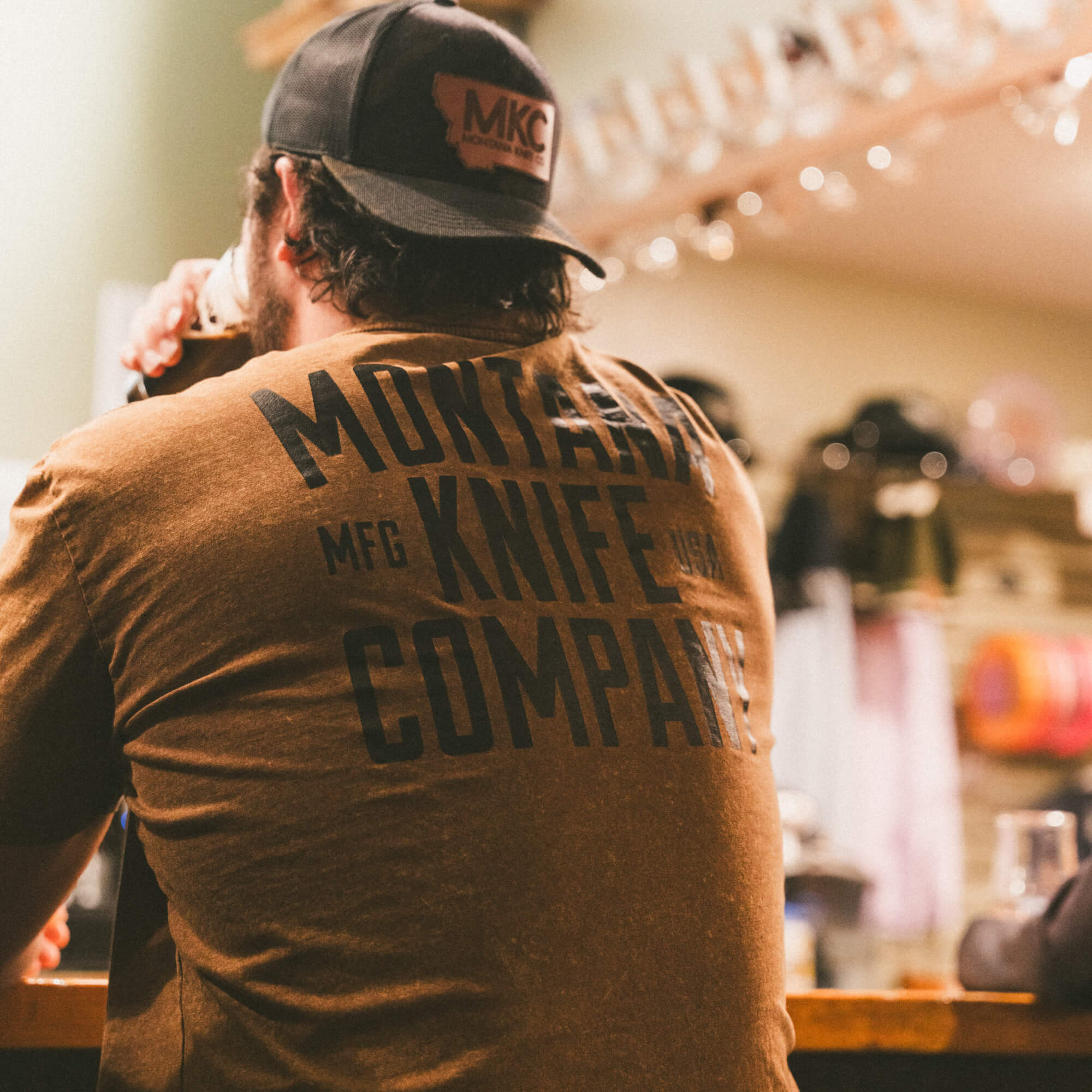 MKC STONEWASH TEE - COYOTE