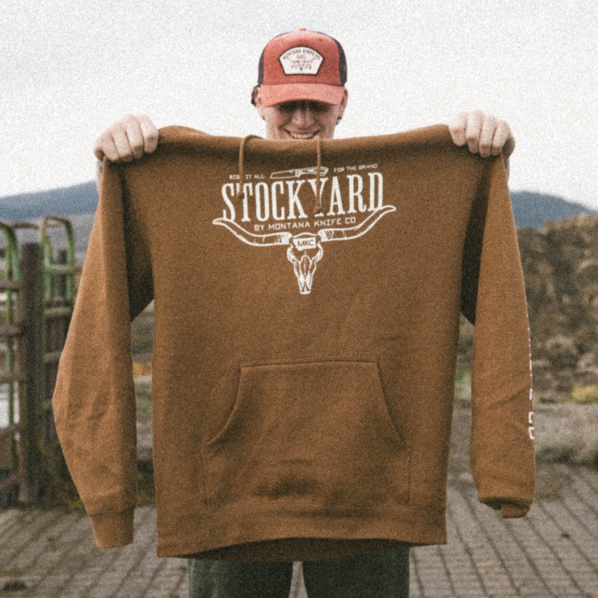 STOCKYARD HOODIE - SADDLE