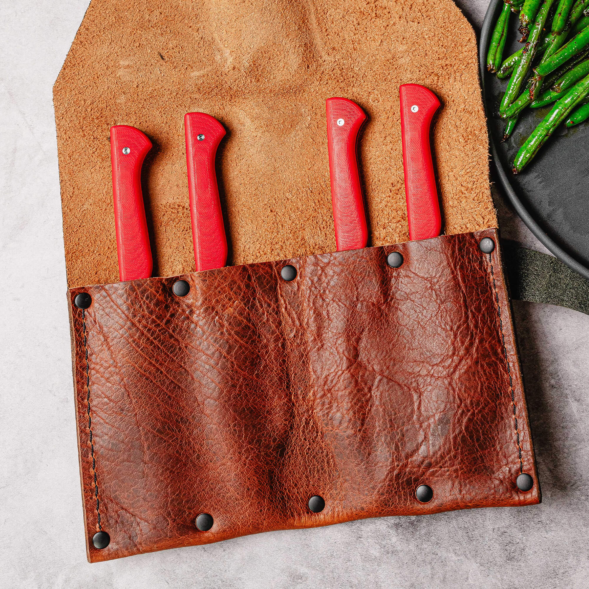 MKC STEAK KNIVES (SET OF 4) - PVD - RED