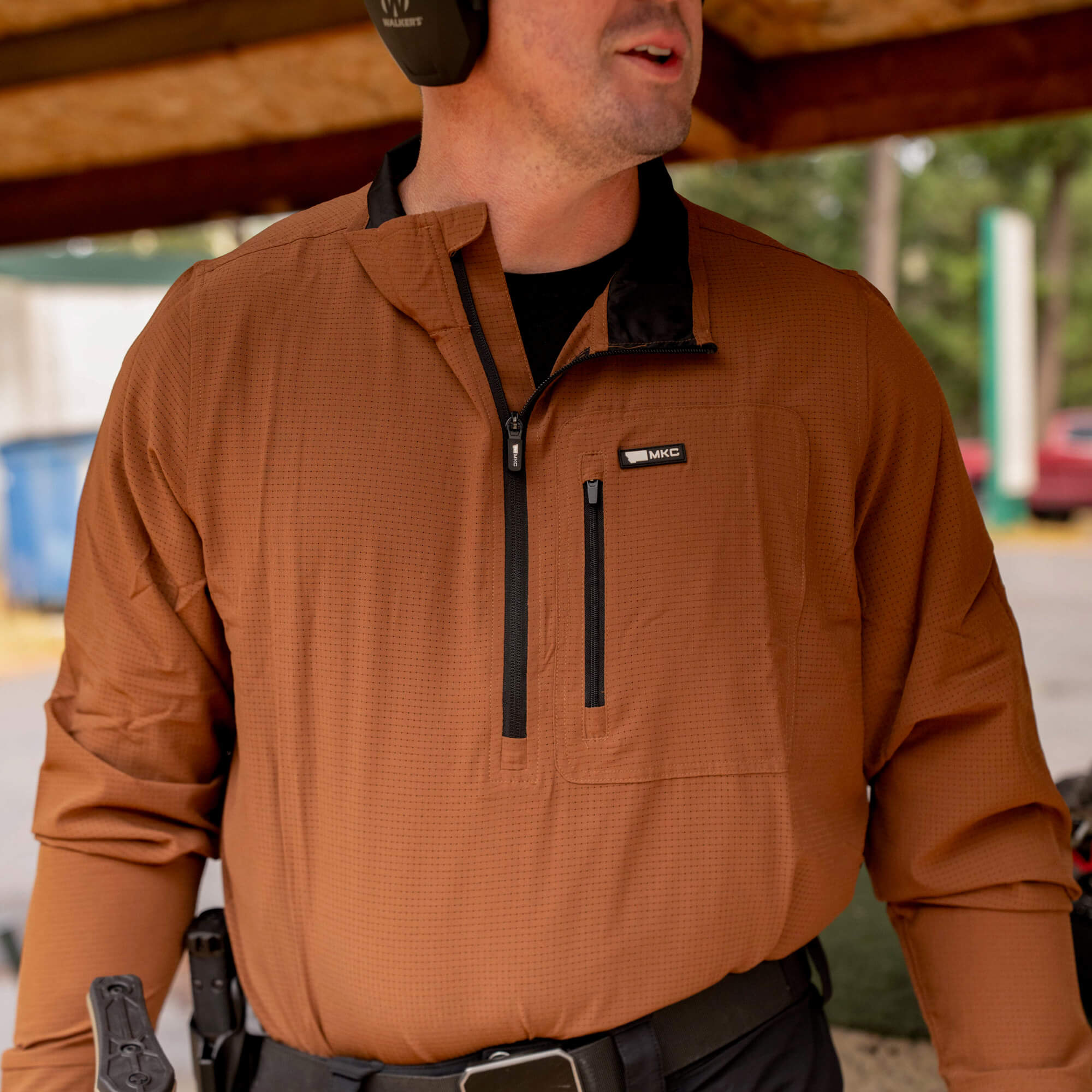 TACTICAL AIRLITE HALF-ZIP - COYOTE