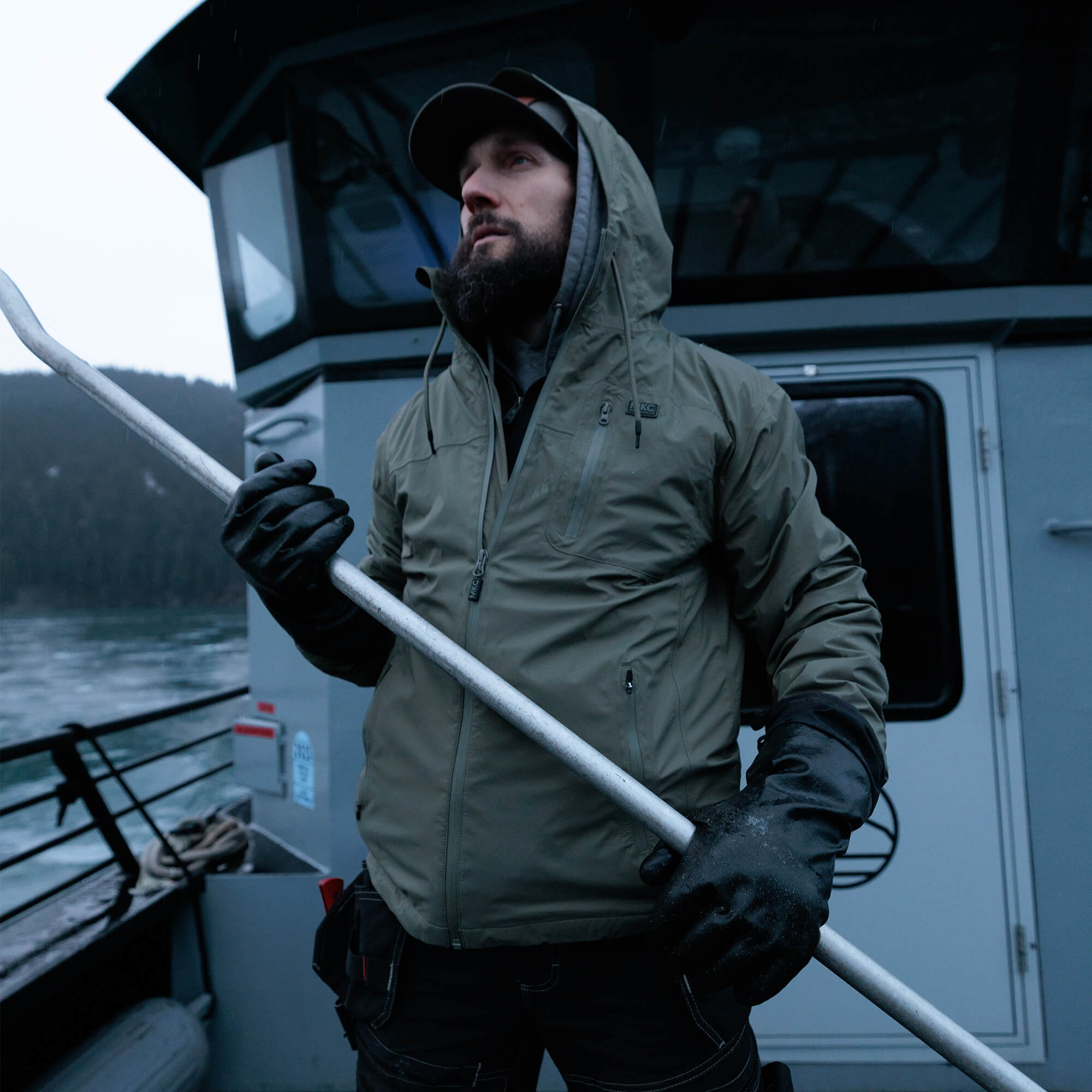 MT. REYNOLDS RAIN JACKET - OLIVE