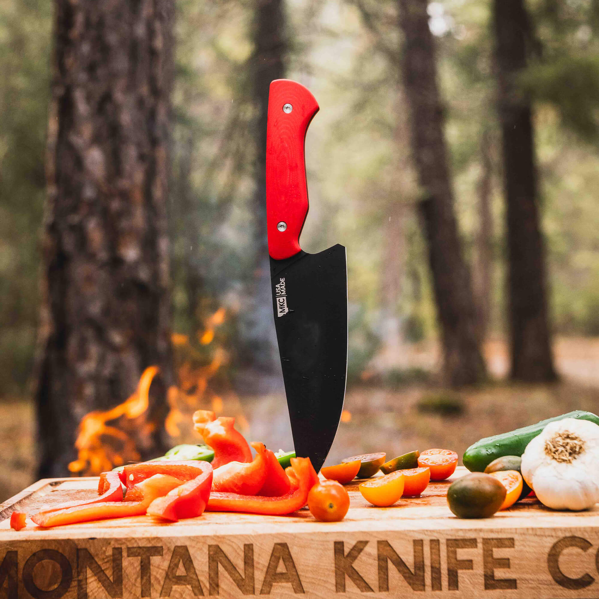 MEAT CHURCH CHEF KNIFE - RED