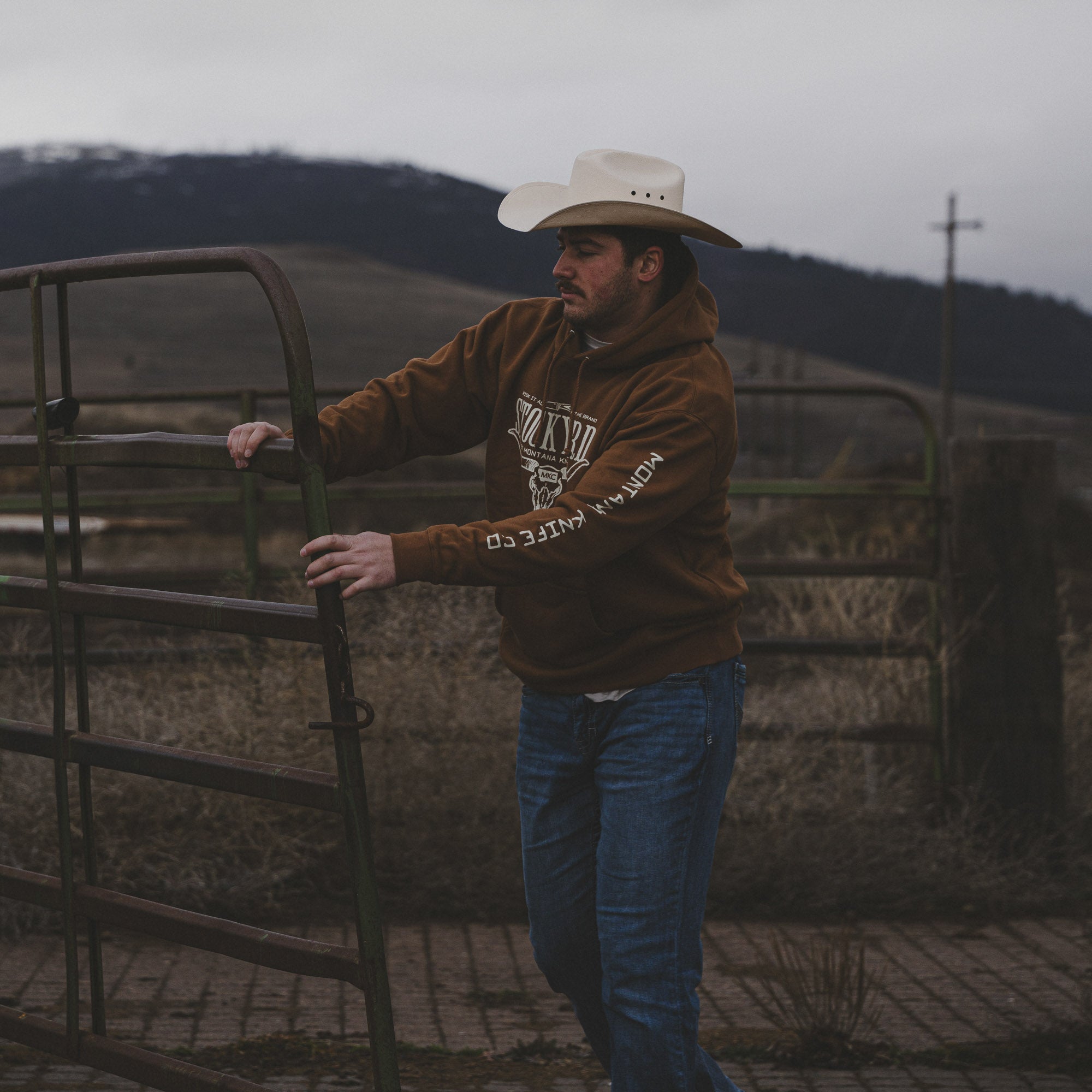 STOCKYARD HOODIE - SADDLE