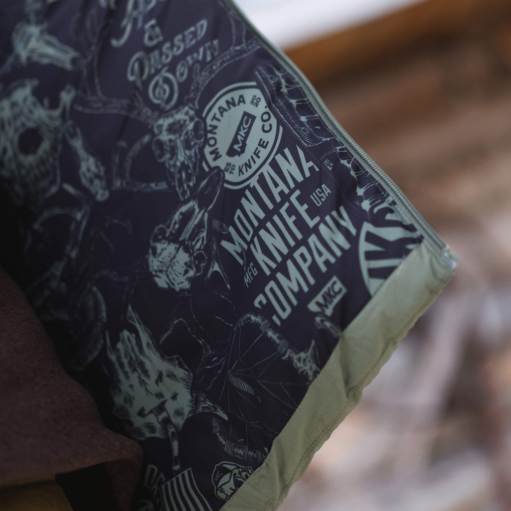 GRINNELL PUFFY ZIP JACKET - OLIVE