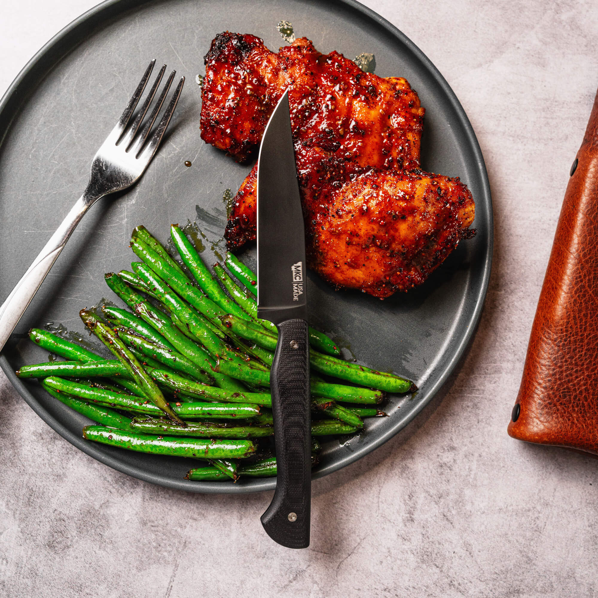 MKC STEAK KNIVES (SET OF 4) - PVD - BLACK